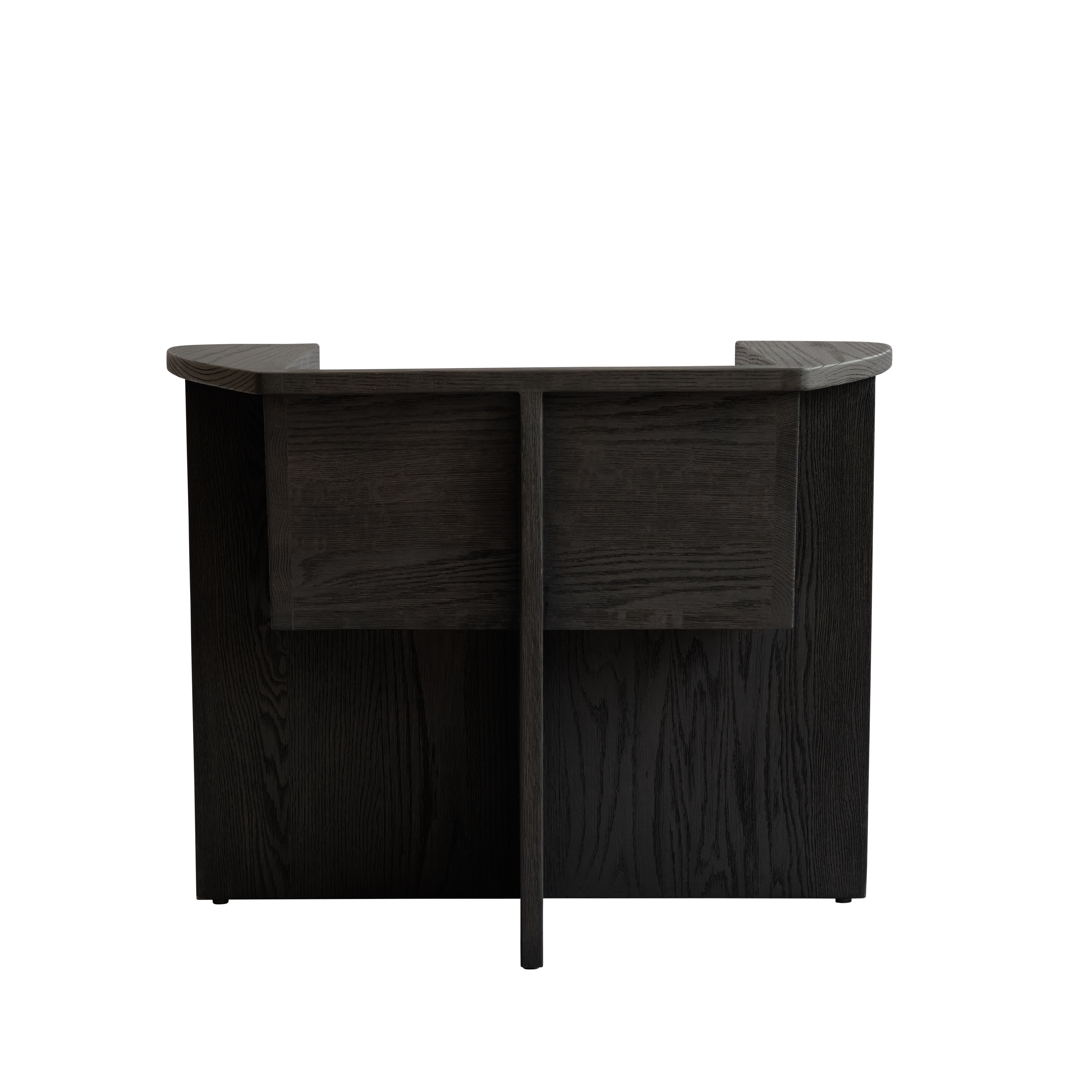 BRUTUS armchair black oak