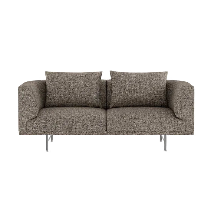 2-Seater Sofa CHIMNEY Brown Boucle with Steel Base [Antonina] [Amelia spr]