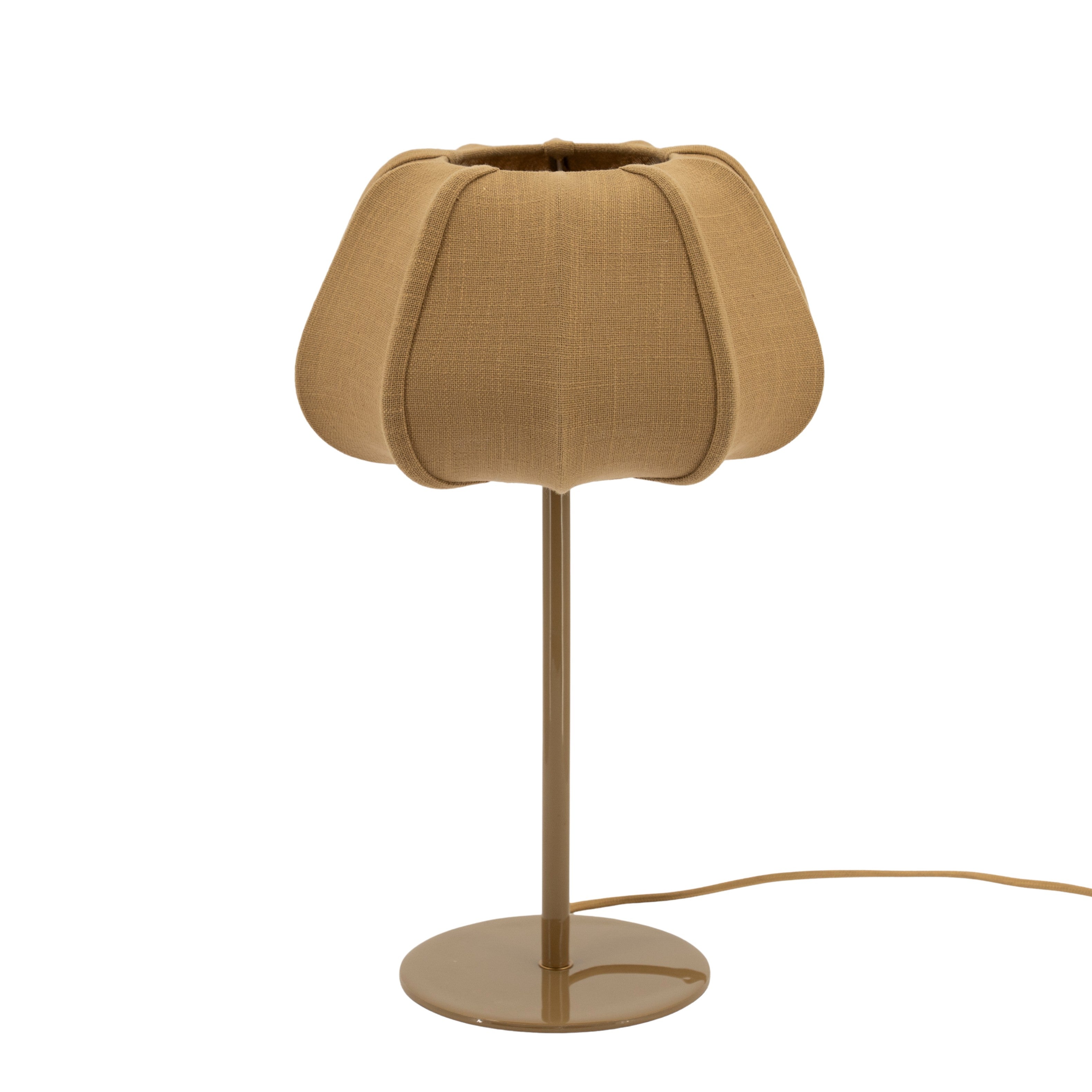 Lampa stołowa SORA brązowo-zielony