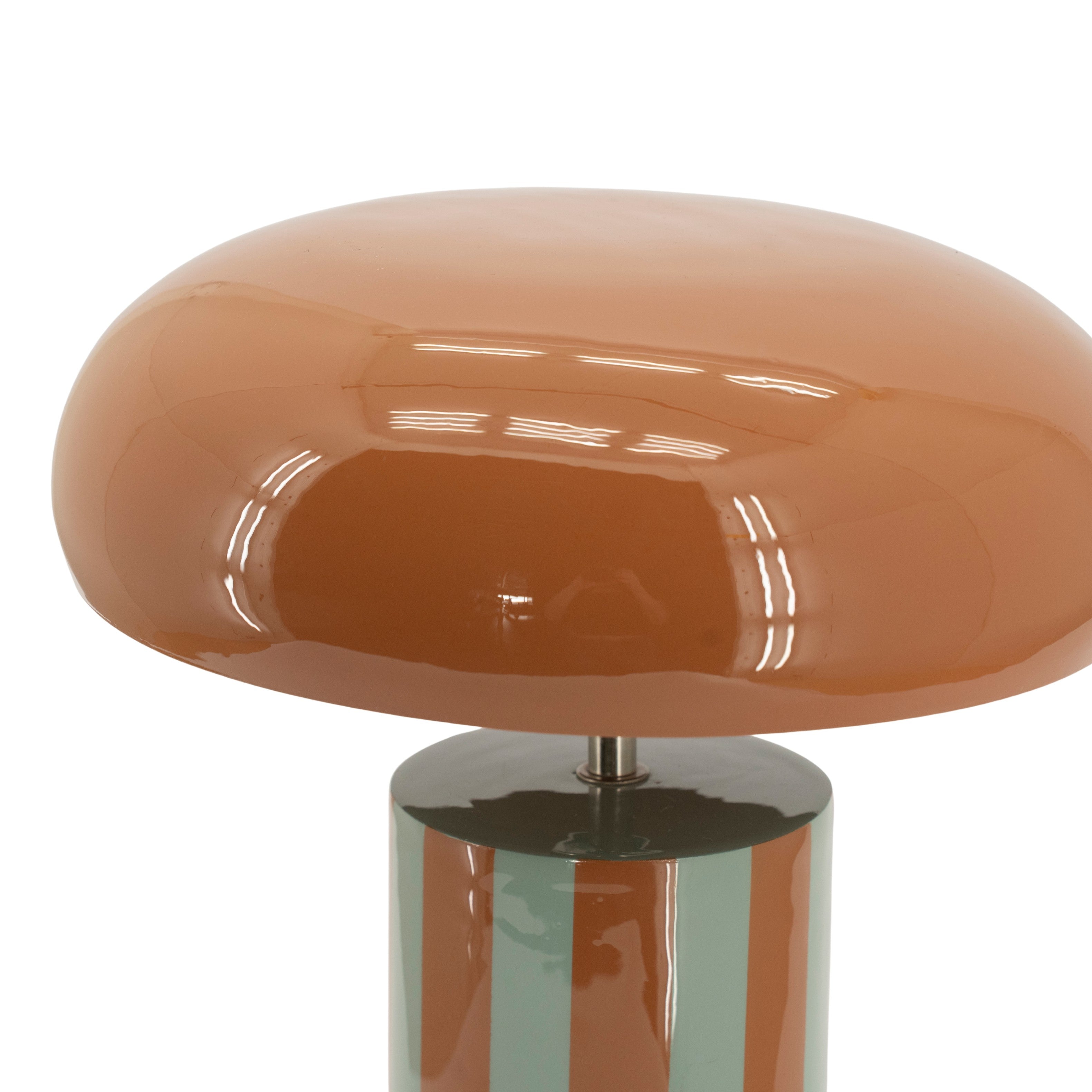 Lampa stołowa STREEPZ brązowy z niebieskim