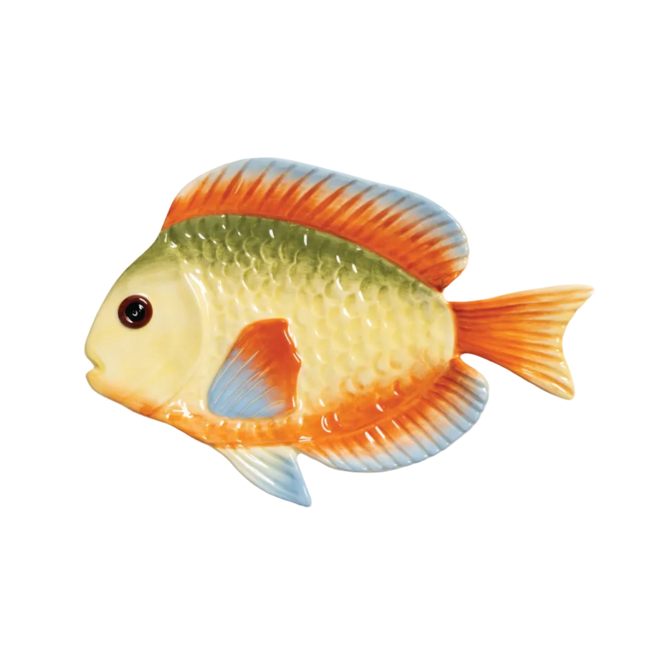 Talíř RYBA DUHA barevný