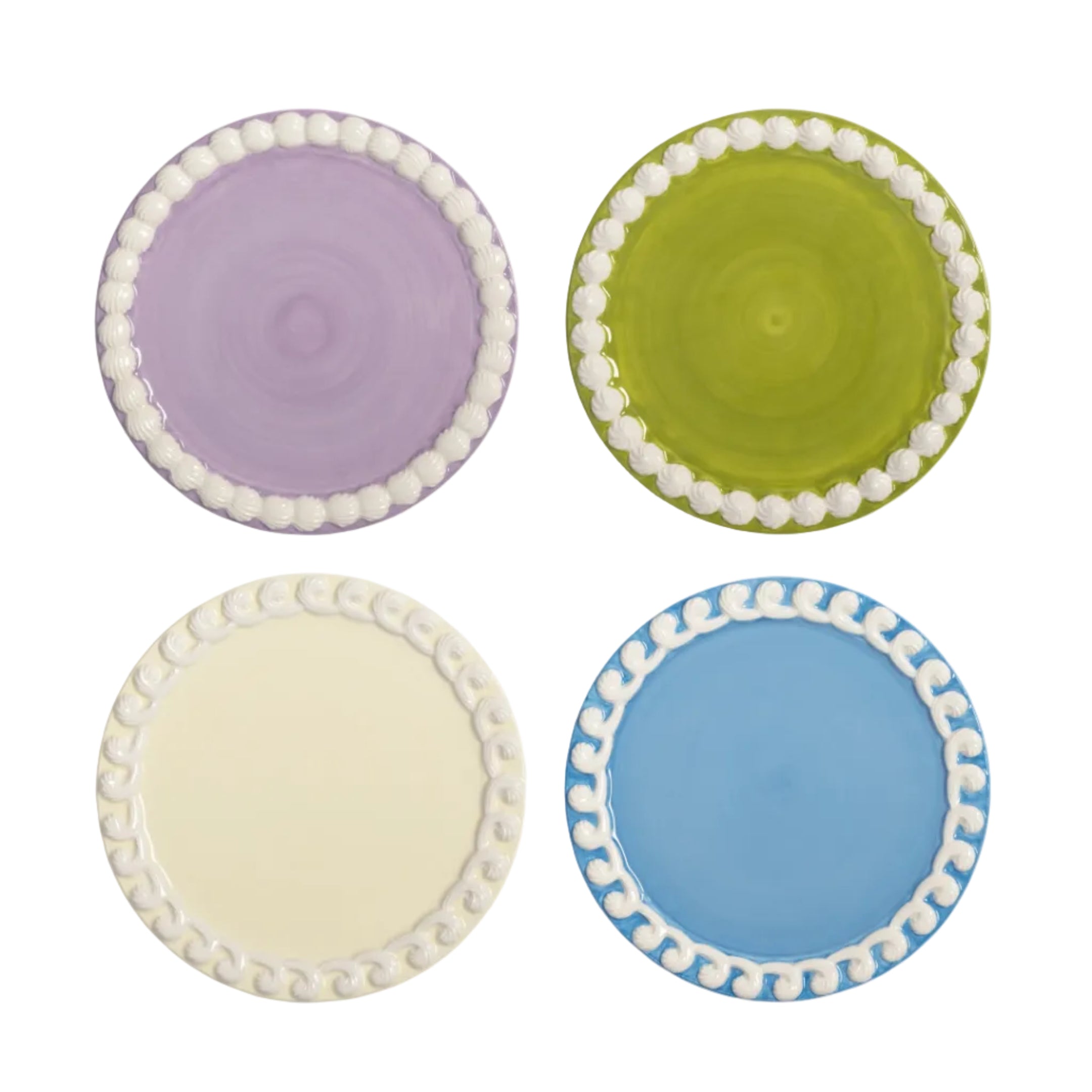 Colorful Dessert Plate Set WHIP
