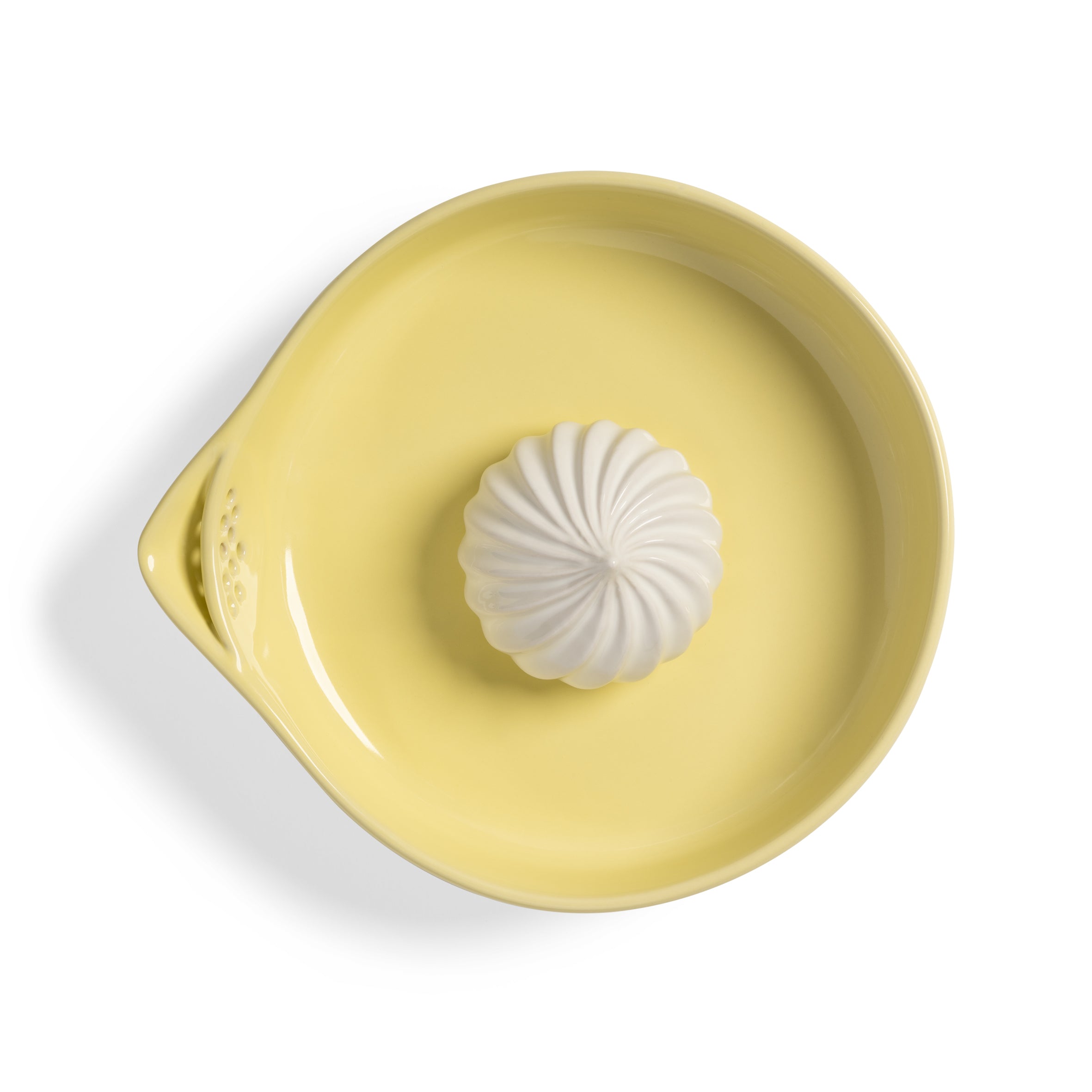 Lis na citrusy PUDDING žlutý s bílou