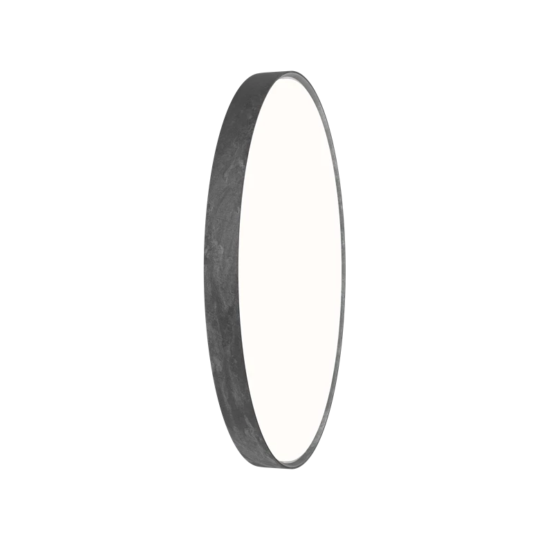 LP SLIM ROUND Wall Lamp raw aluminum