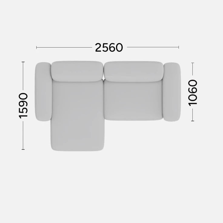 Narożnik lewostronny BABBLE personalizowany