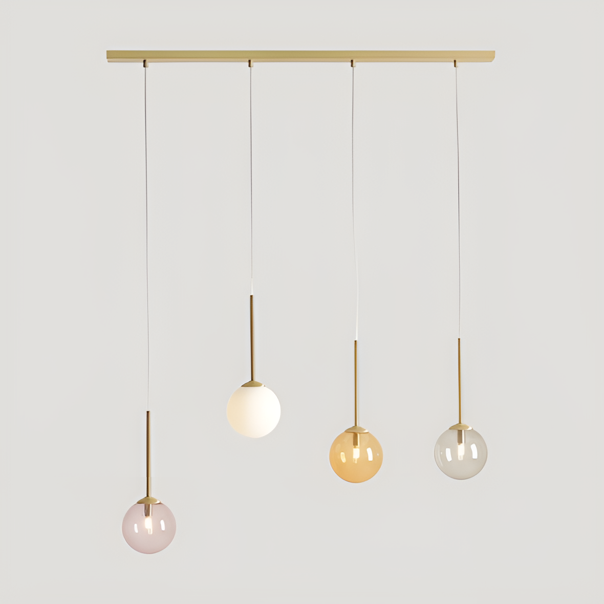 Závěsné svítidlo BOSSO QUATRO barevné