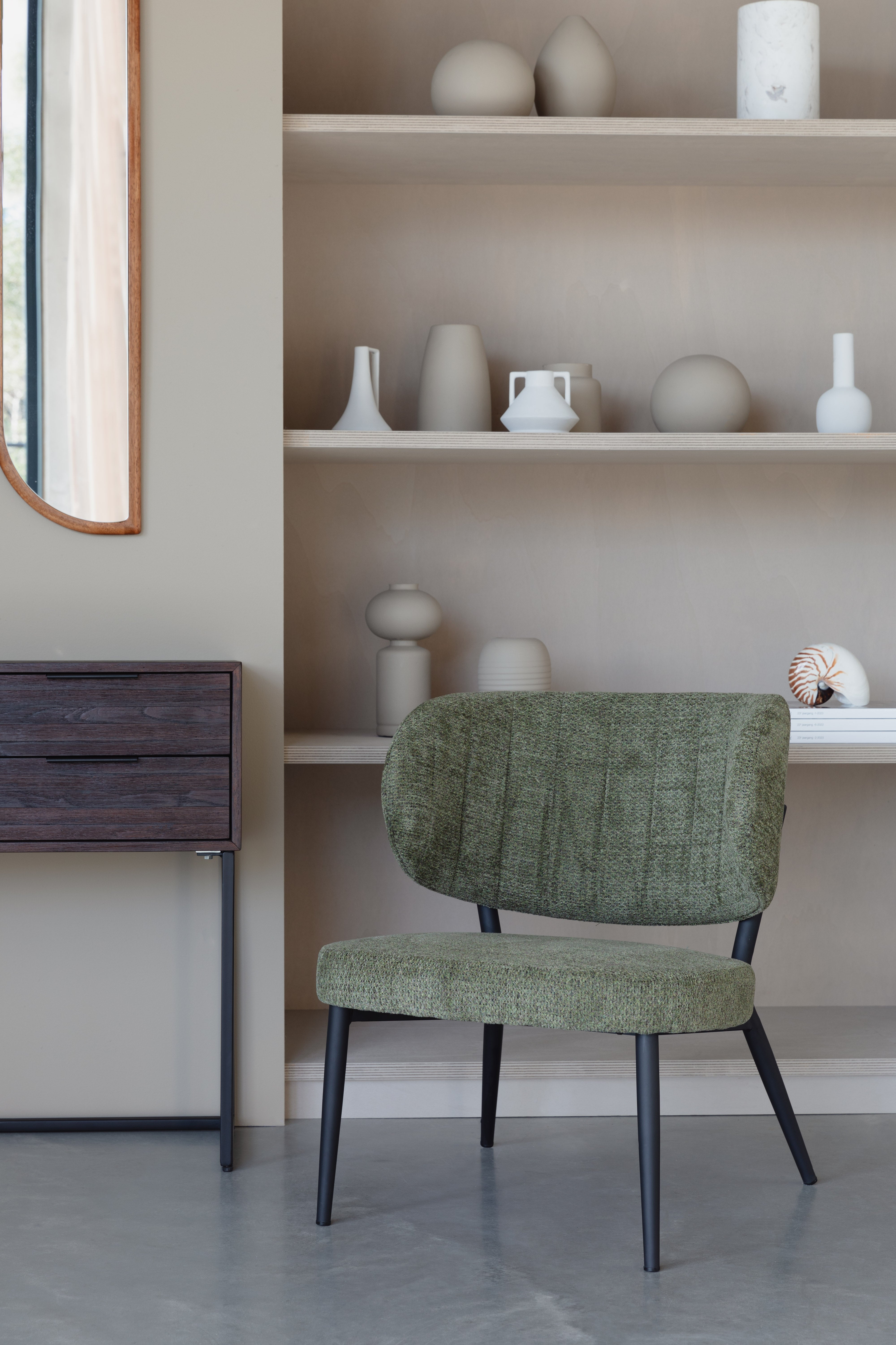 Křeslo SANNE olivové