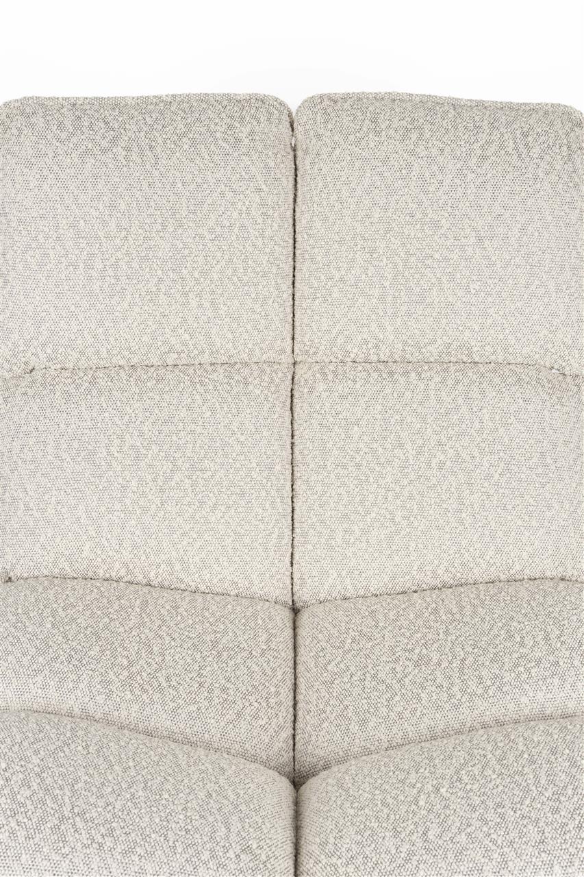 BROS Armchair in Beige with Black Base