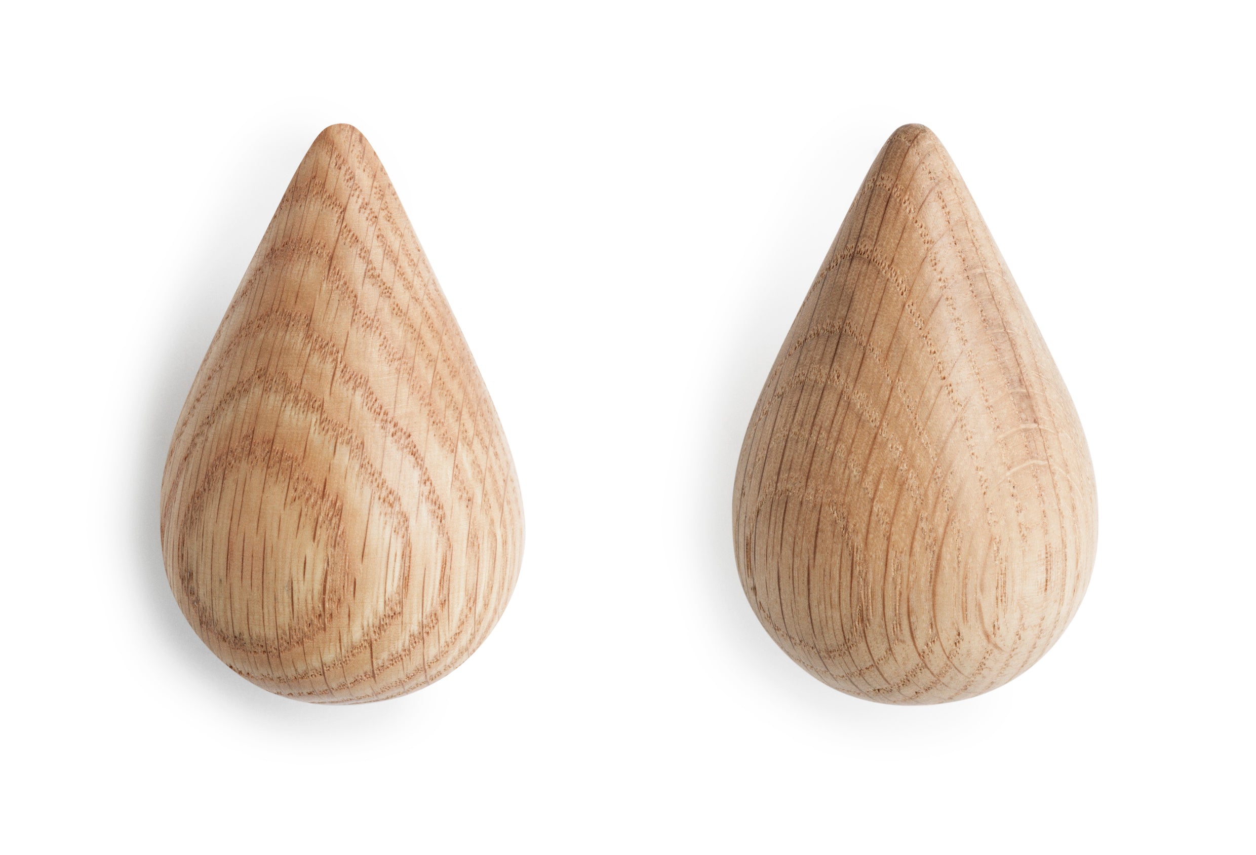 Sada háčků DROPIT z dubového dřeva