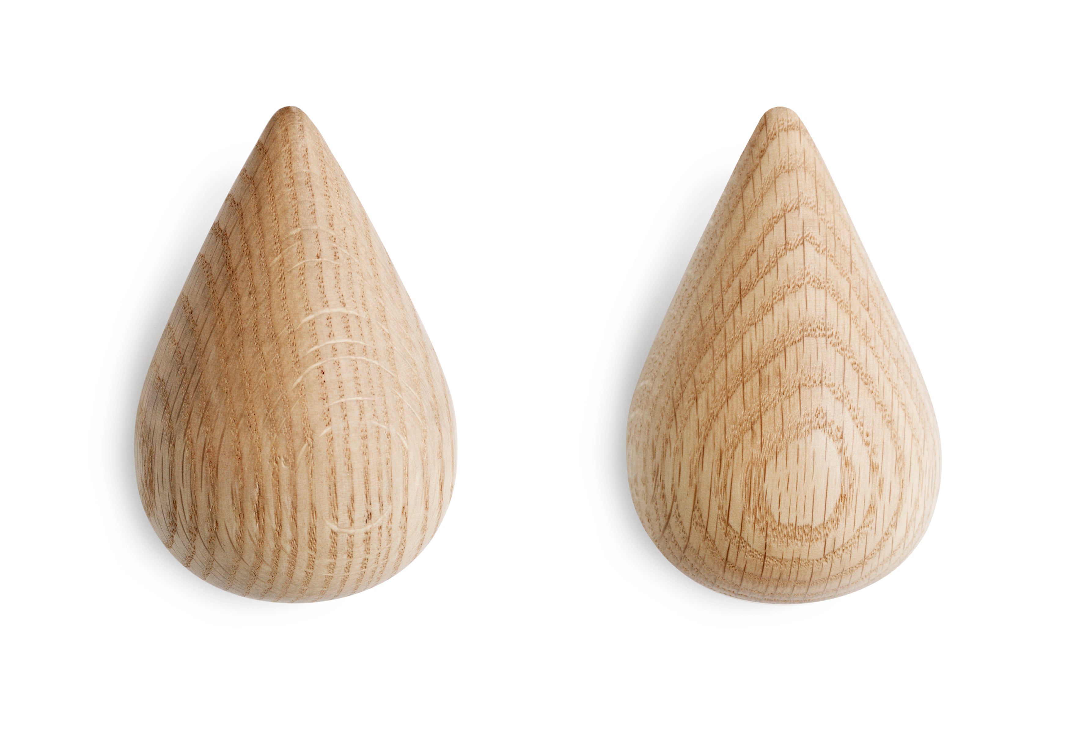 Sada háčků DROPIT z dubového dřeva