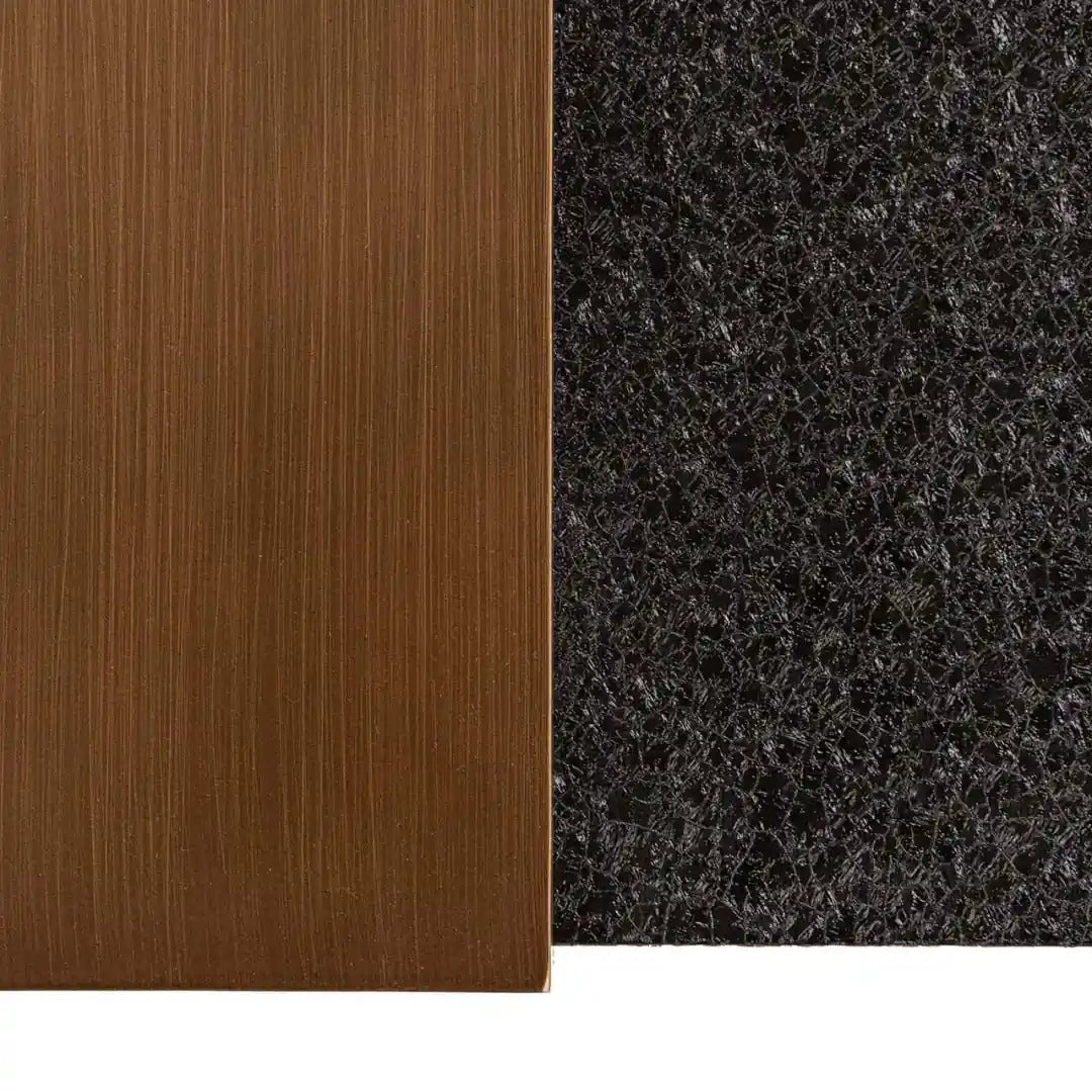 BAZEL console black with copper