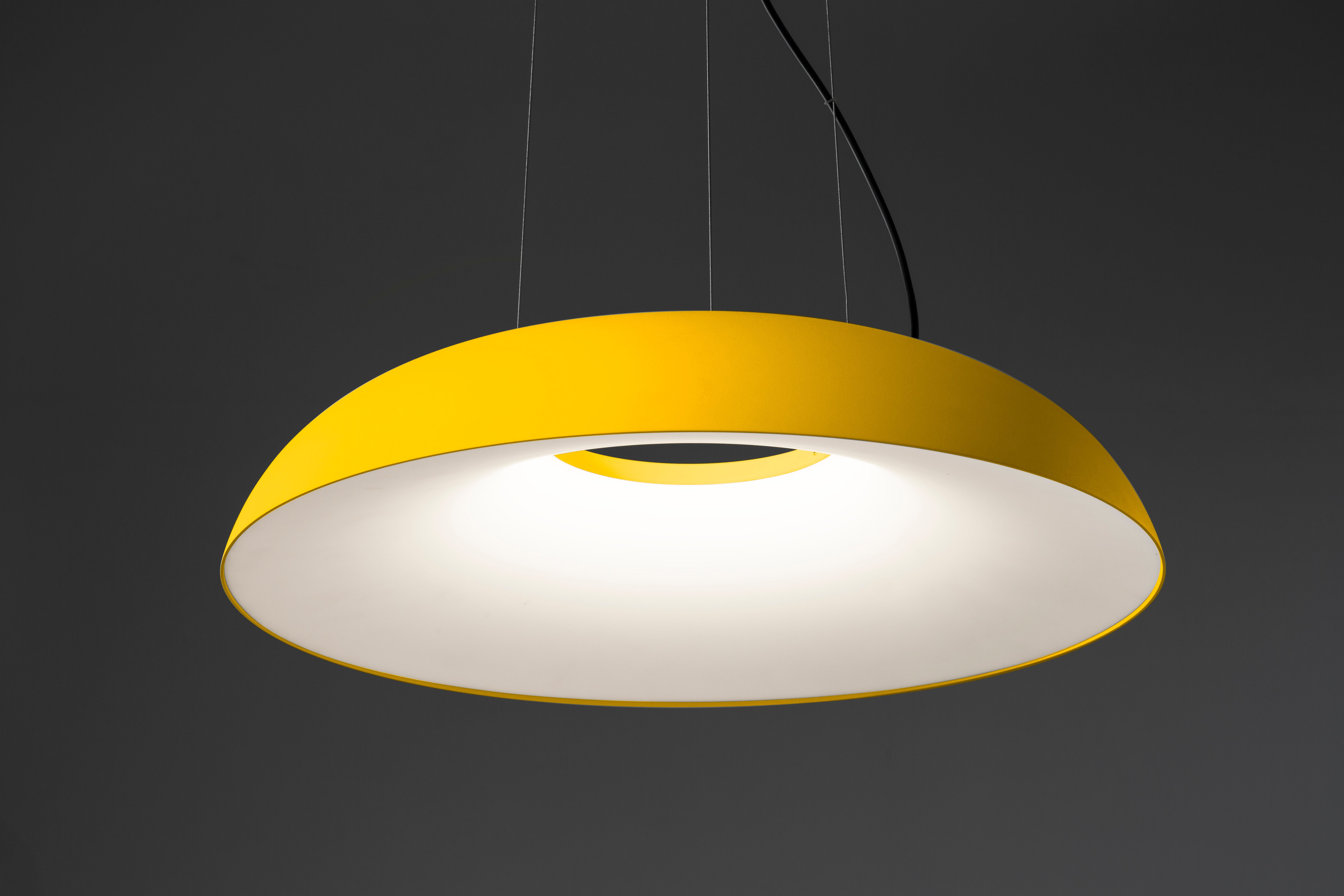 Lampa visící MAGGIOLONE, lisovaný bílý