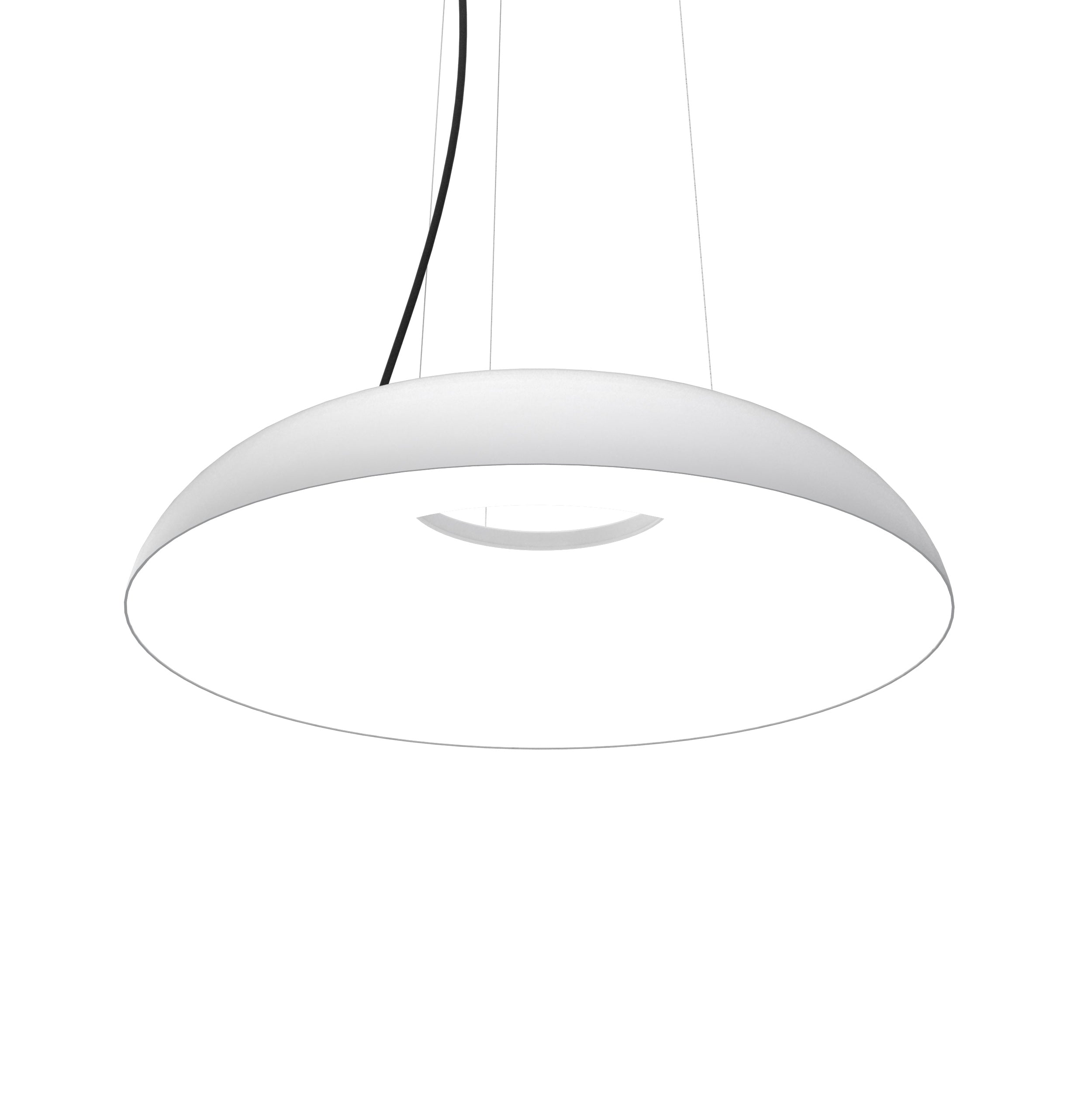 Lampa visící MAGGIOLONE, lisovaný bílý