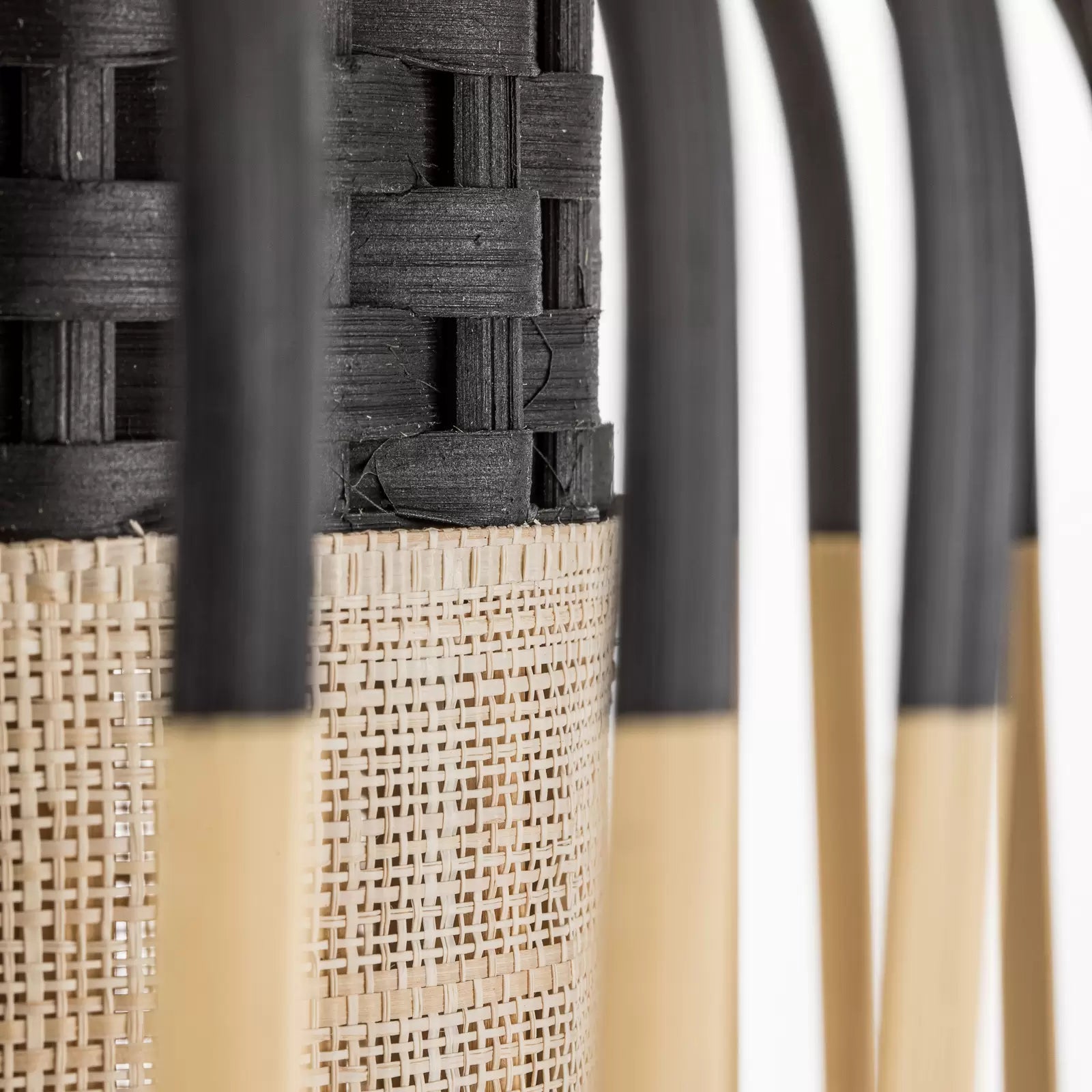 Stropní svítidlo BAMBOO černé