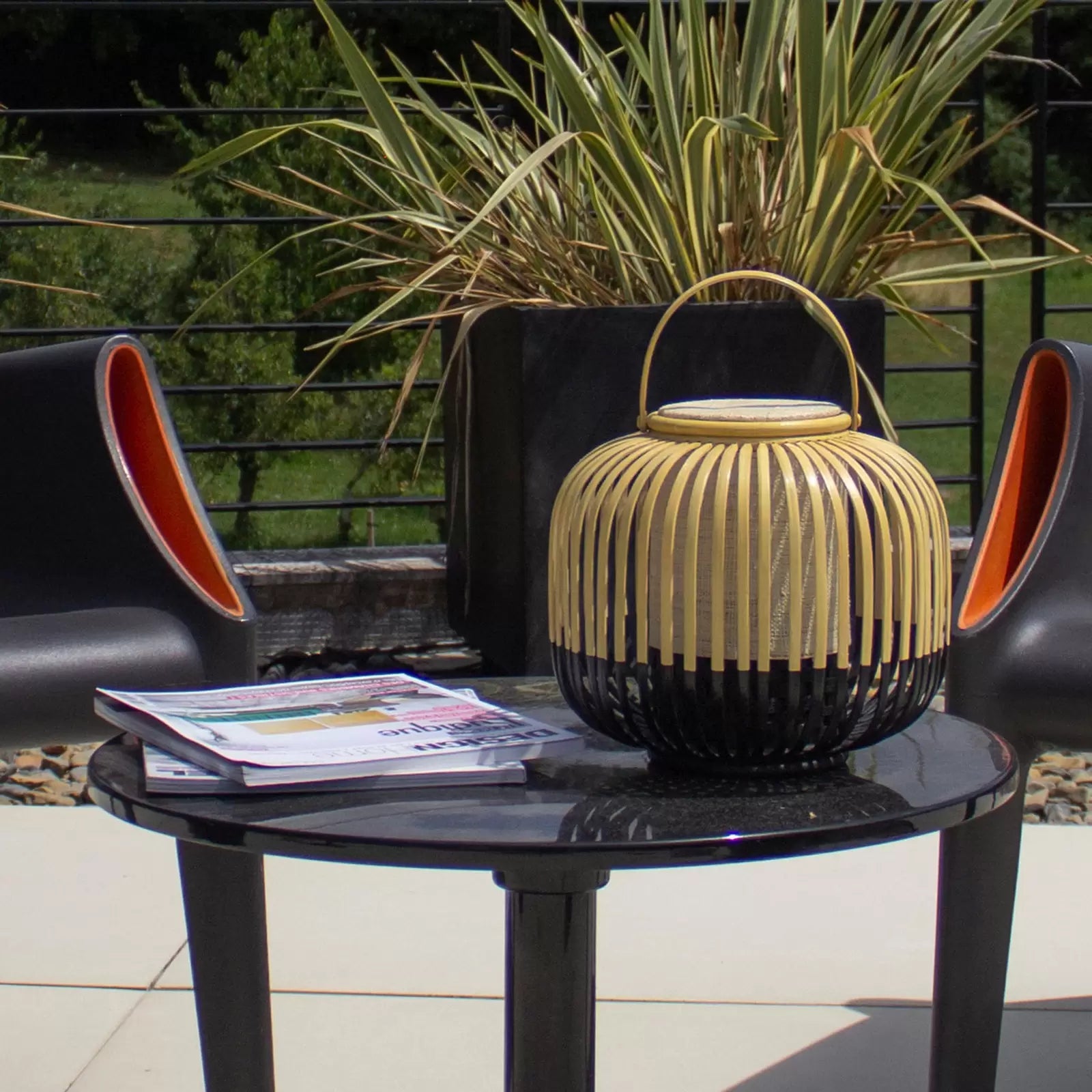 Přenosná lampa TAKE A WAY černá