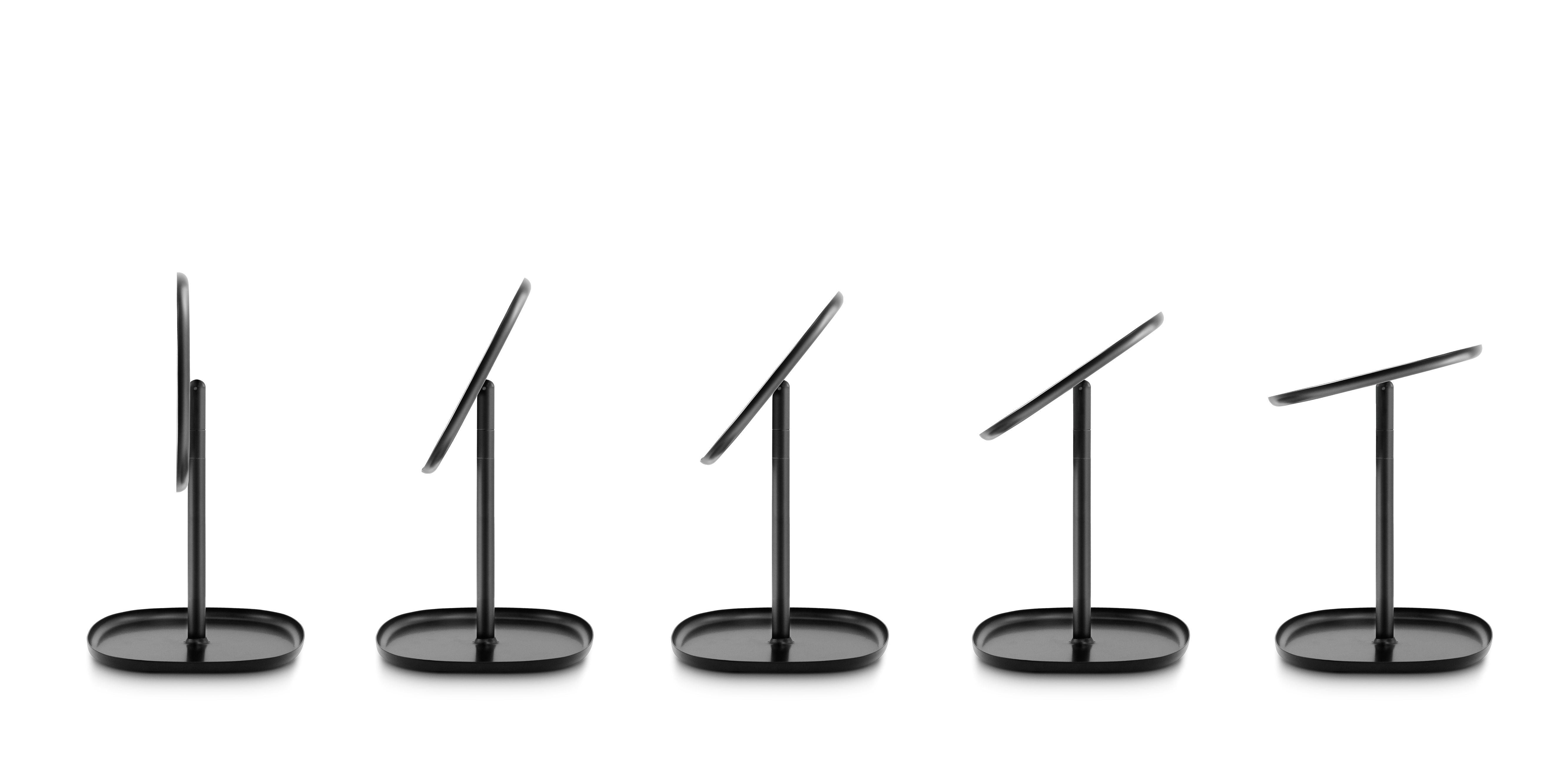 Lustro z podstawką FLIP czarny