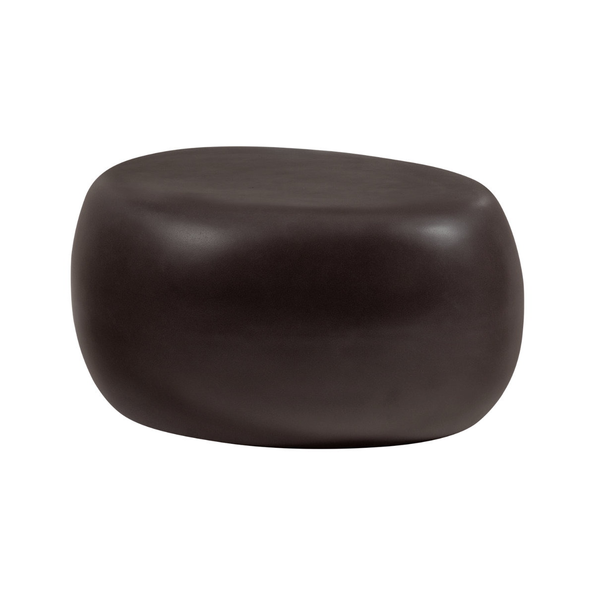 Stolik PEBBLE ciemnobrązowy – Woood