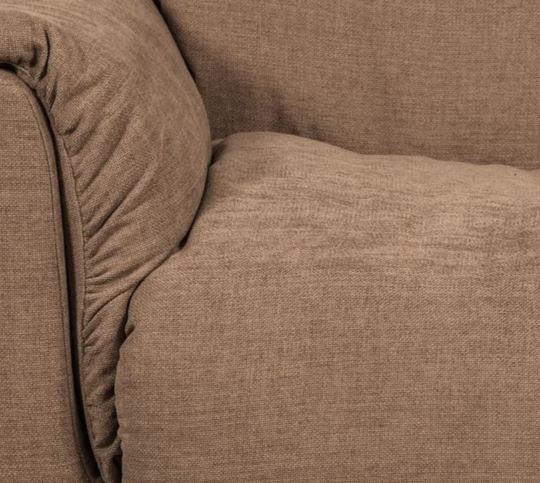 Modulární pohovka BAGGY - levý prvek hnědý