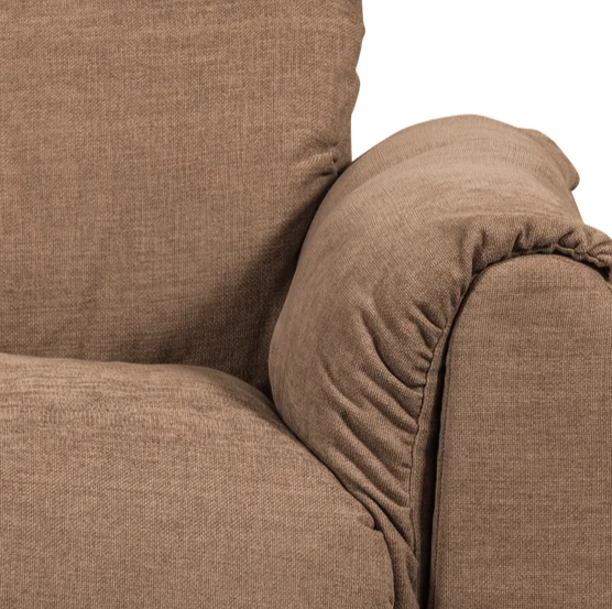 Modulární pohovka BAGGY - pravý prvek hnědý