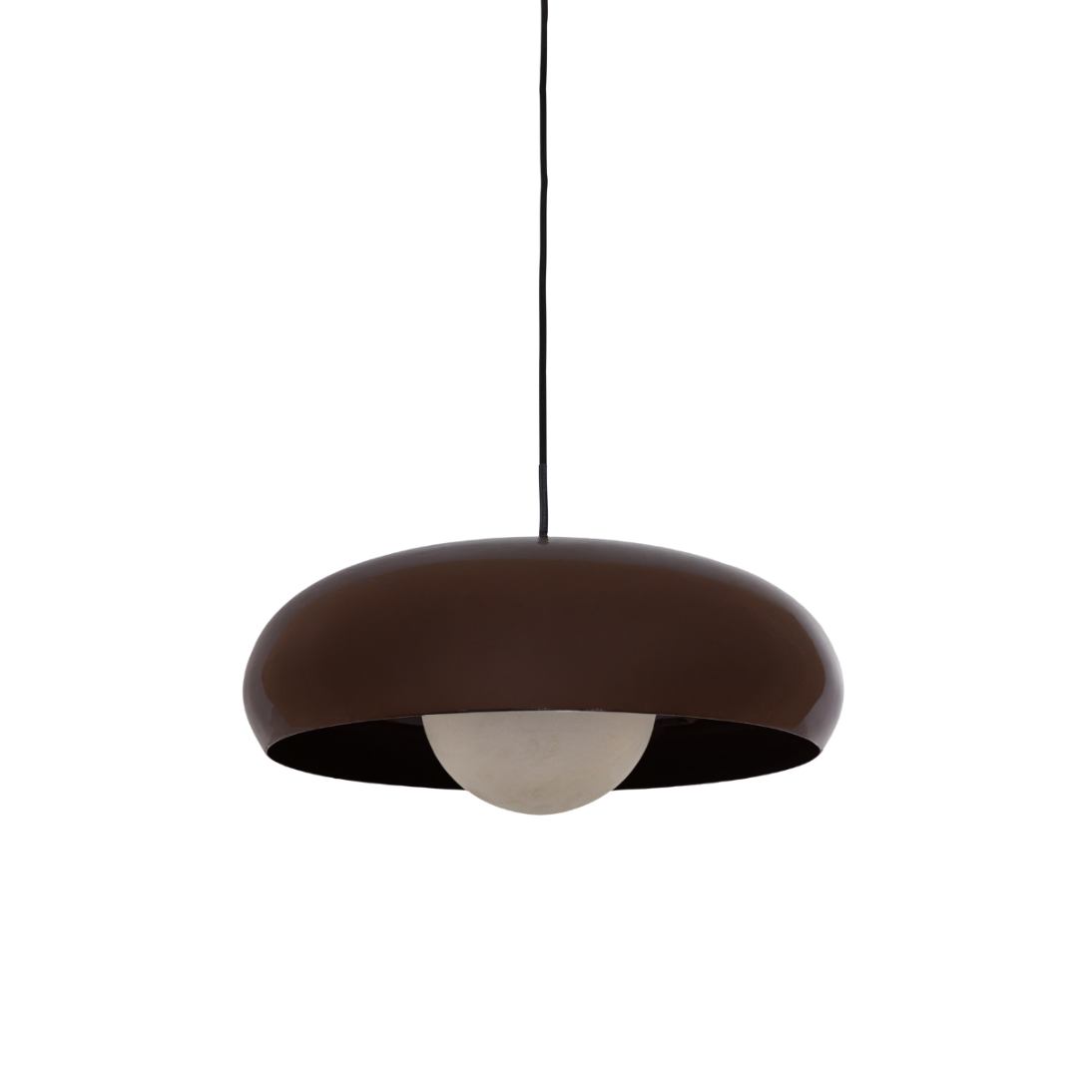 Lampa wisząca TIVO okrągły wysoka brązowy – Woood