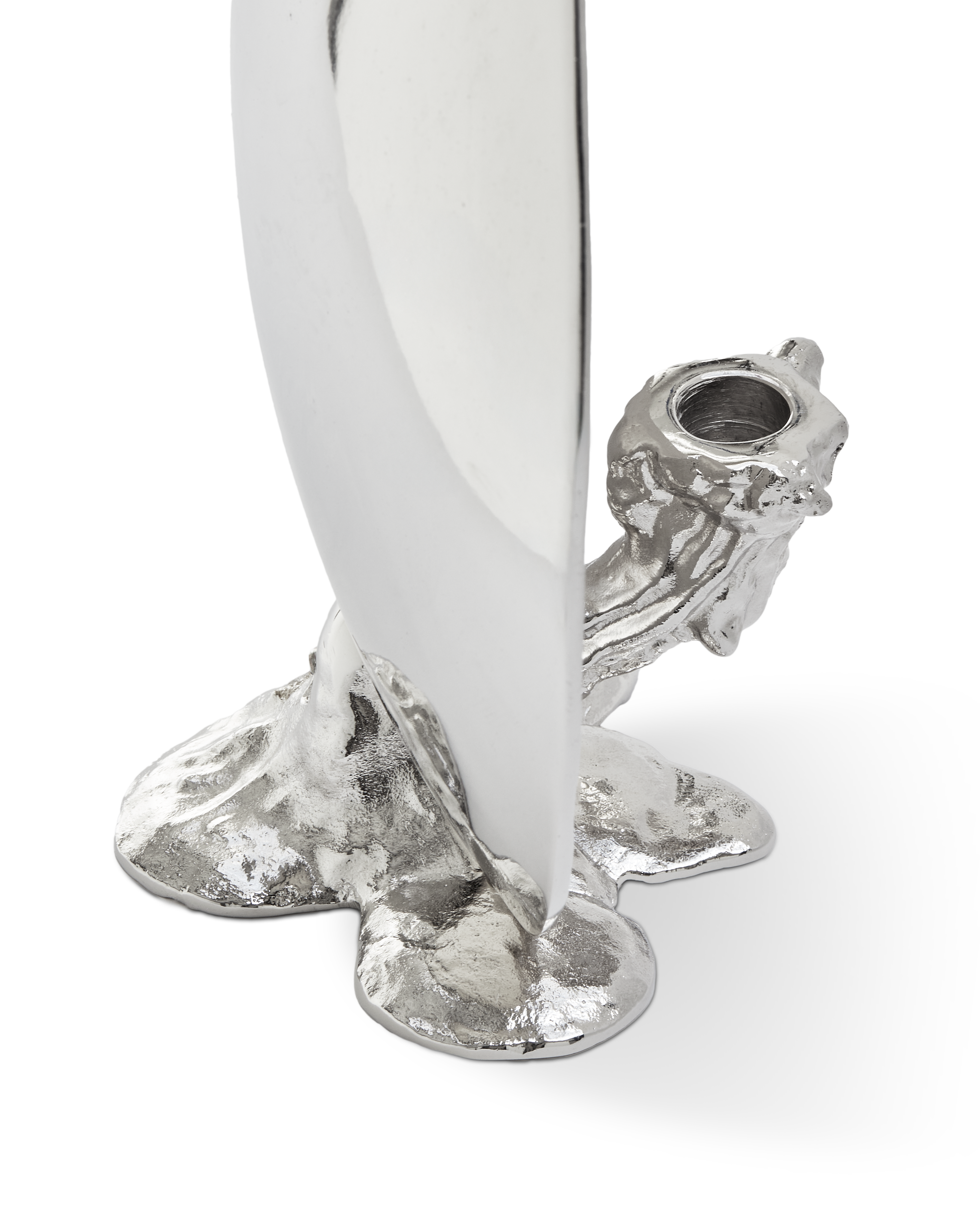 Świecznik SPHERICAL DRIP metalowy