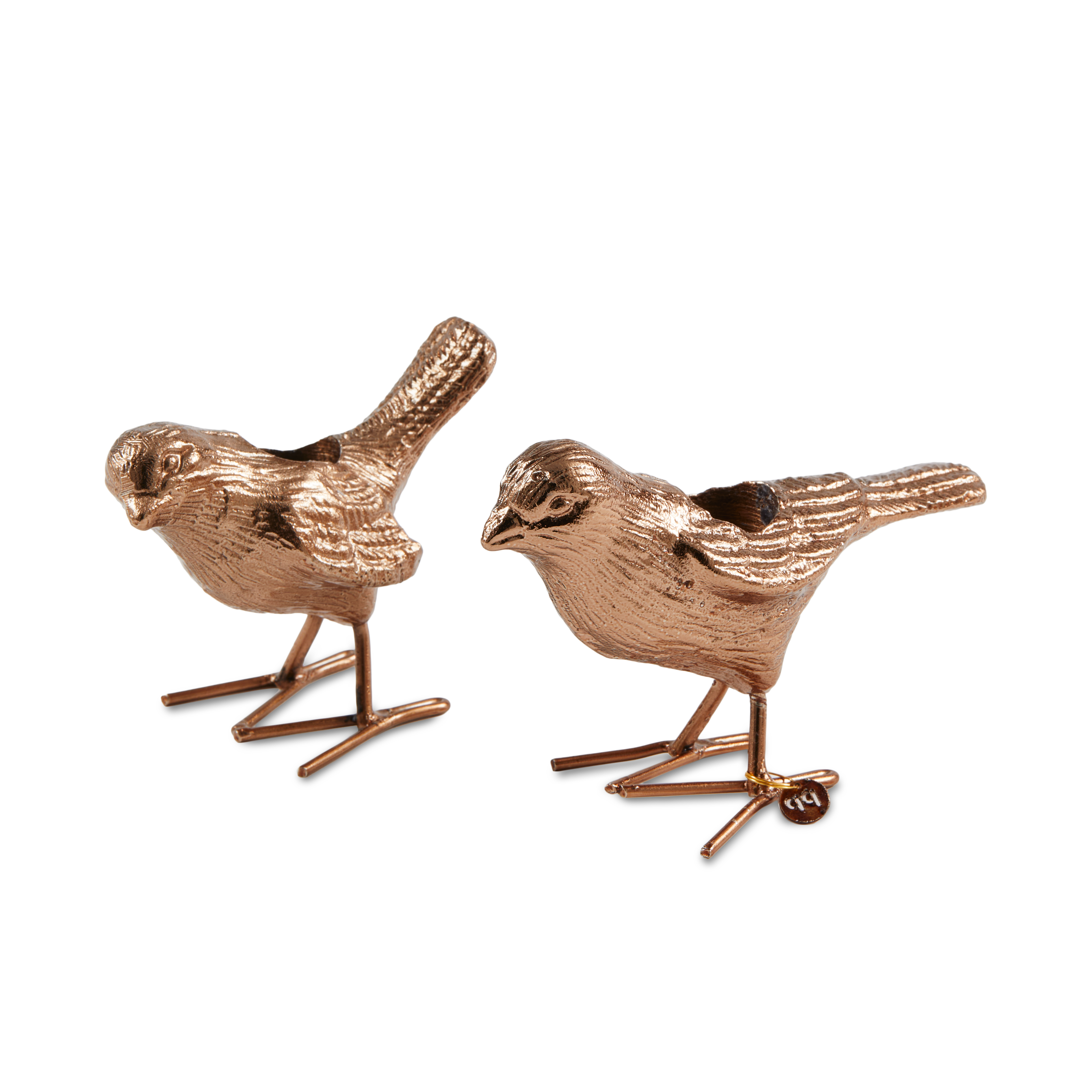 FLOCK OF BIRDS Candle Holders Light Pink Gold