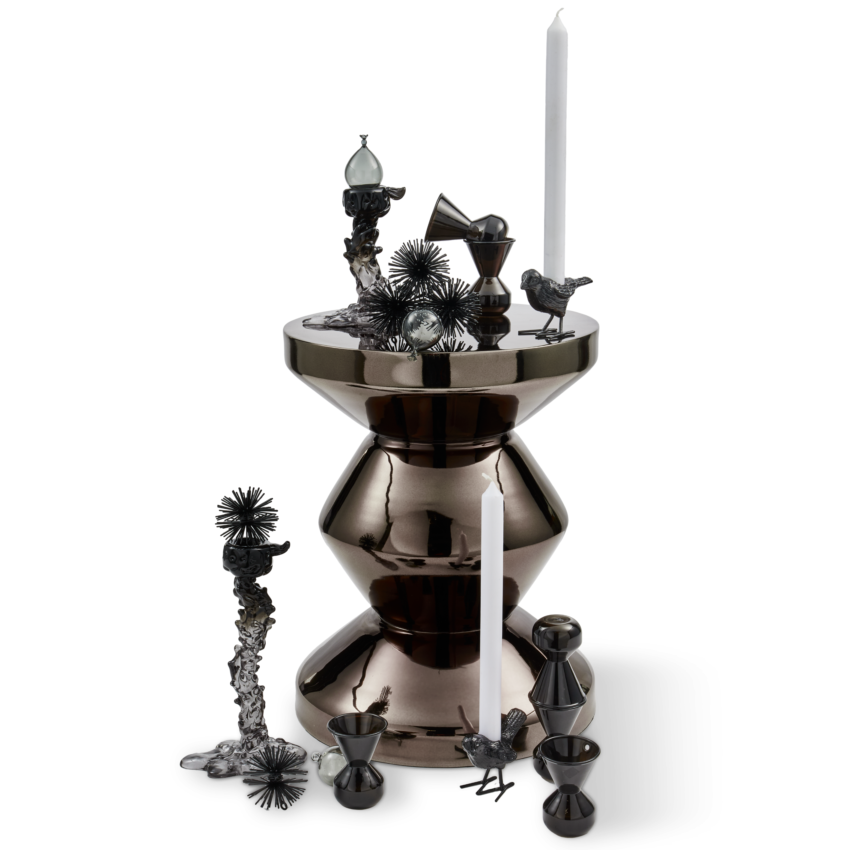 Svícny HEJN PTÁKŮ černý