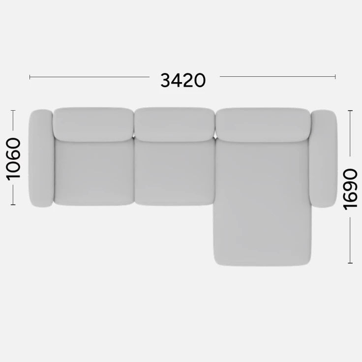 Narożnik prawostronny BABBLE personalizowany