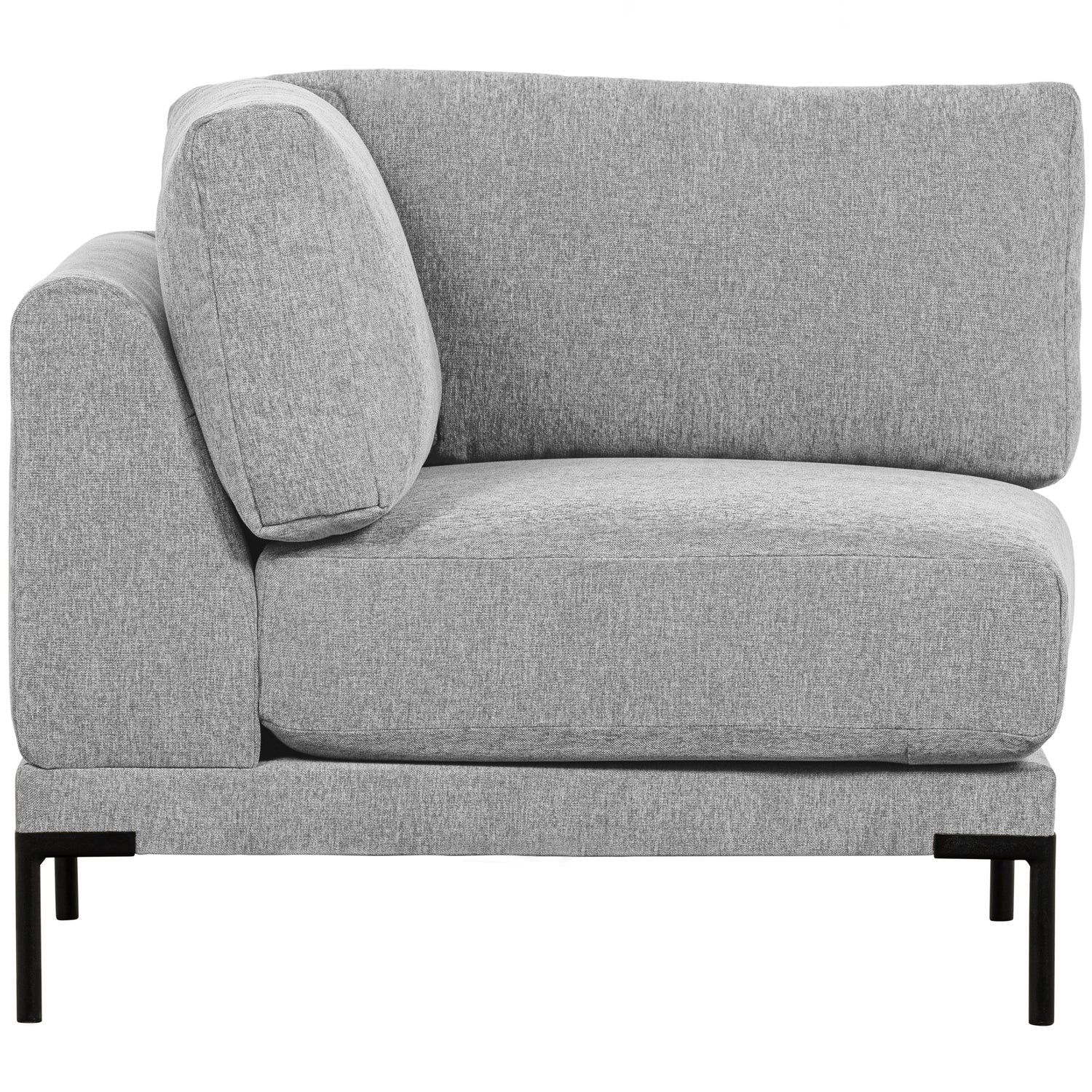 Sofa COUPLE - modulární rohová jasnosivá