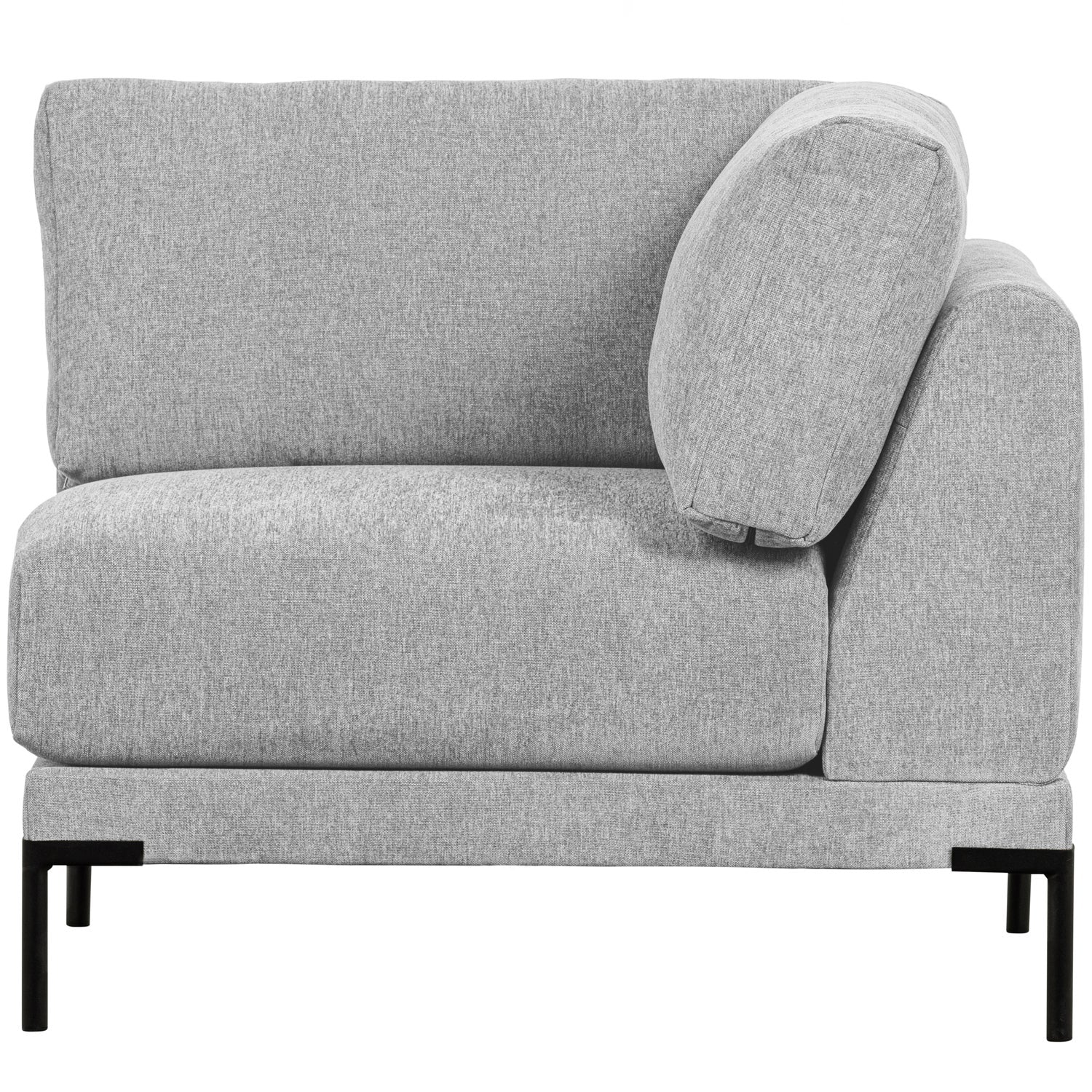 Sofa COUPLE - modulární rohová jasnosivá