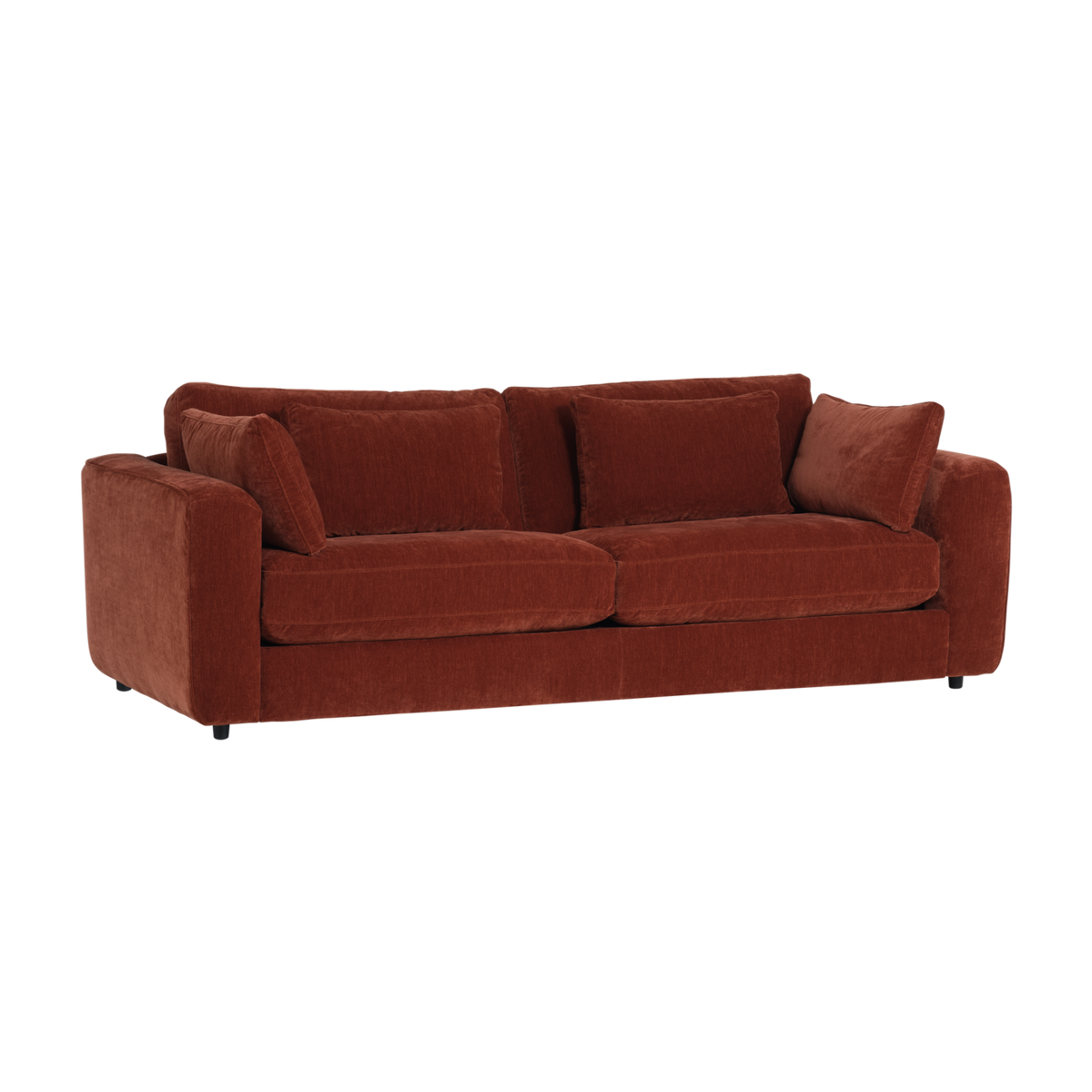 Sofa 3-osobowa CHUNKY szenil brązowy – Woood