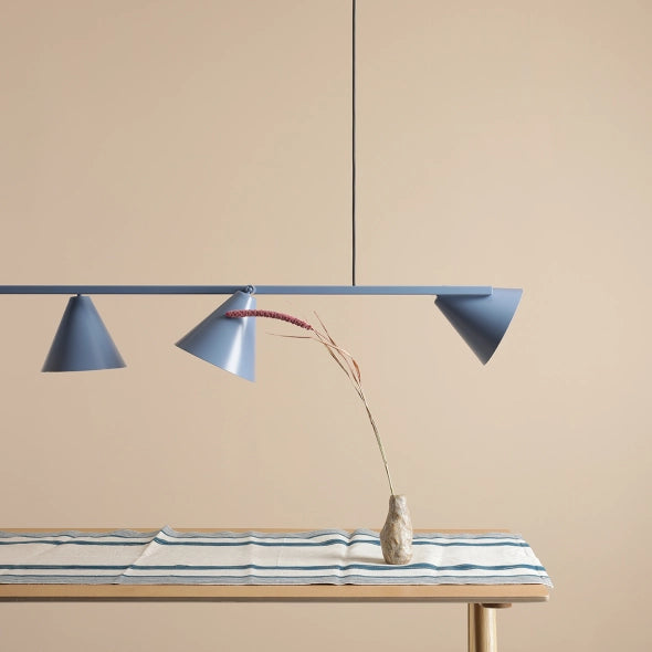 Hanging lamp Quatro blue