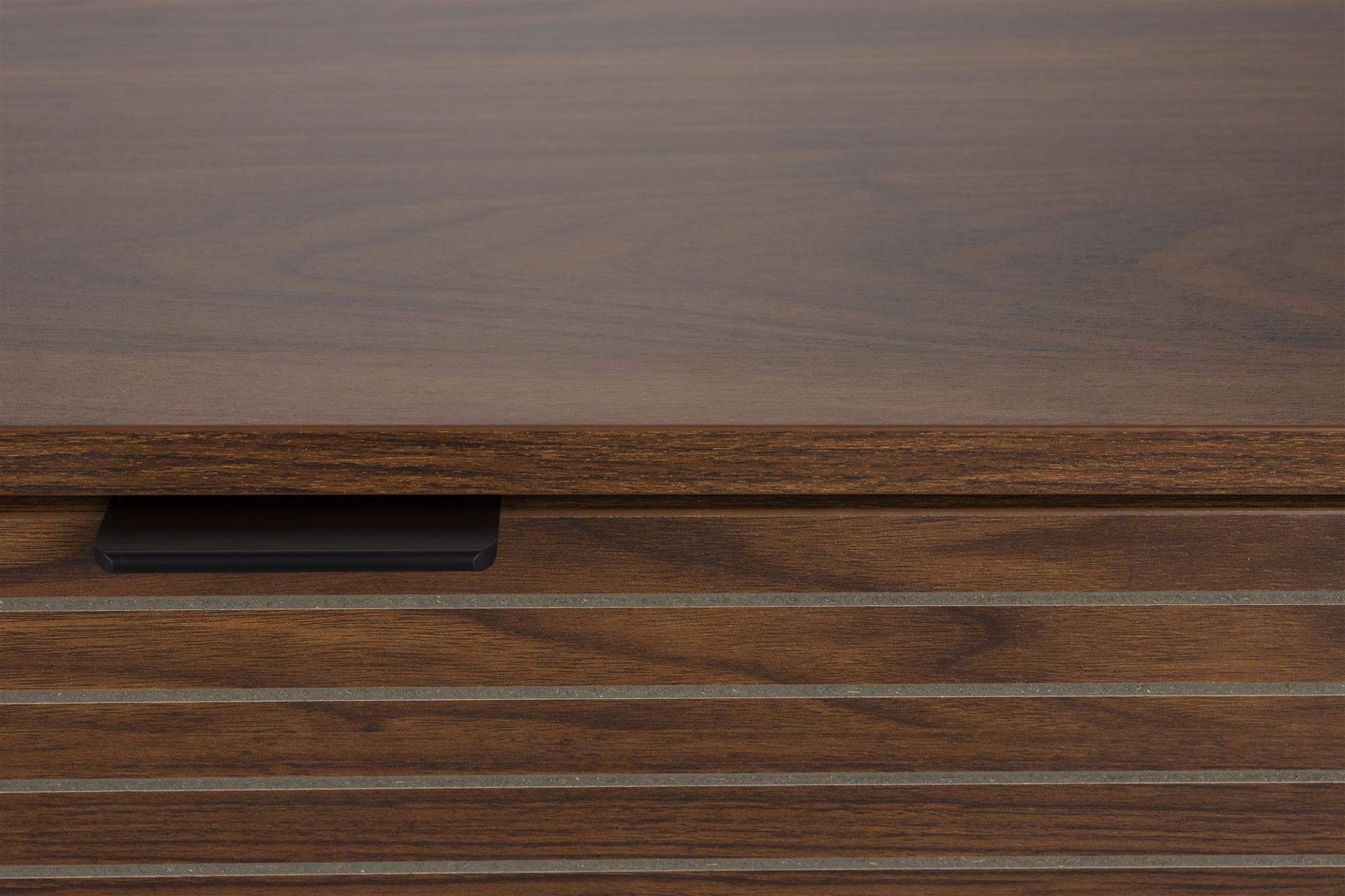 Komoda PRUHOVANÁ hnědá