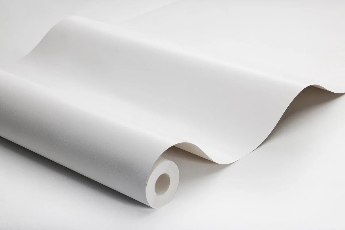 Structural wallpaper imitating linen LINEN - WHITE LINEN broken white