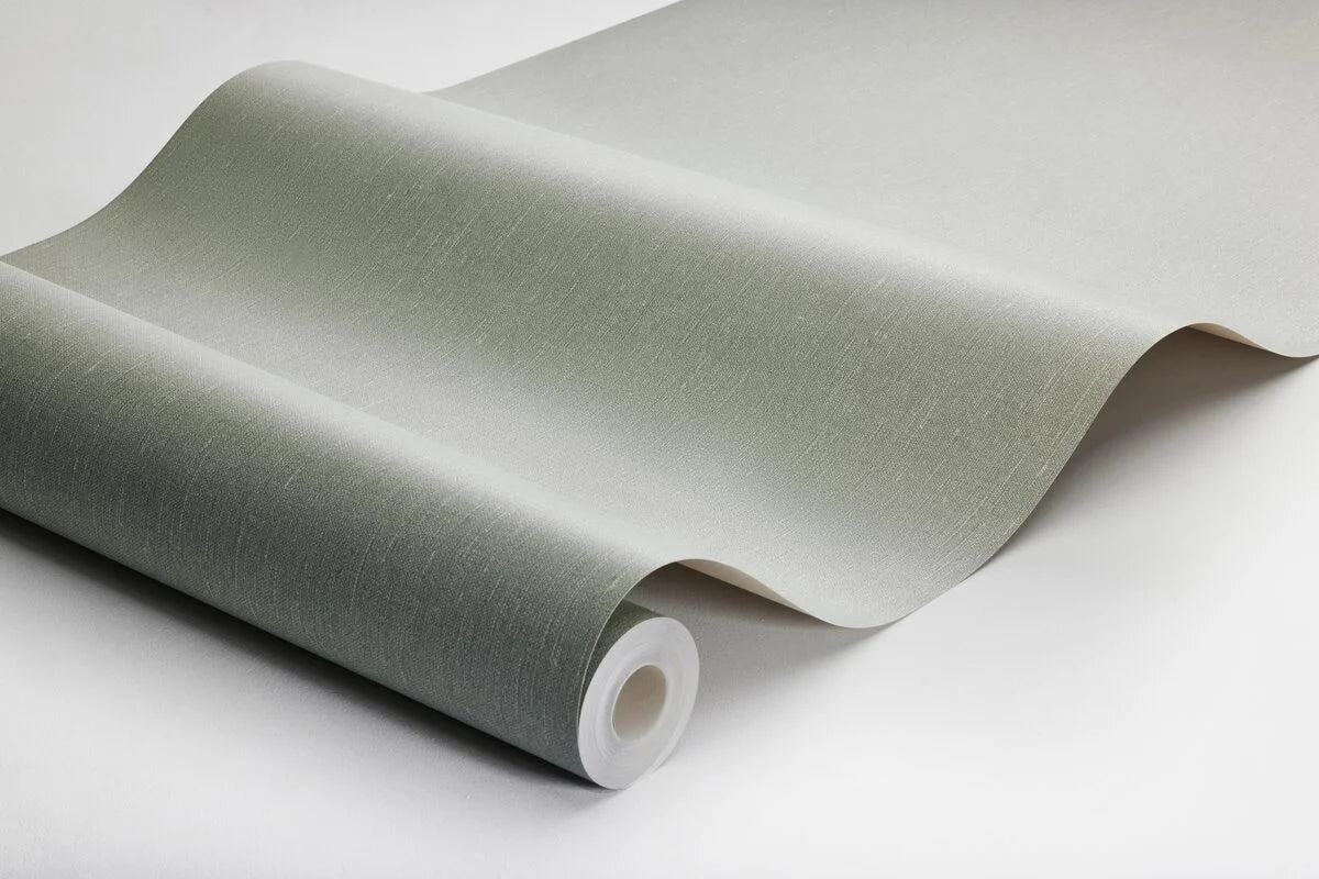 Tapeta se strukturou imitující len LINEN - BAY LEAF zelený khaki