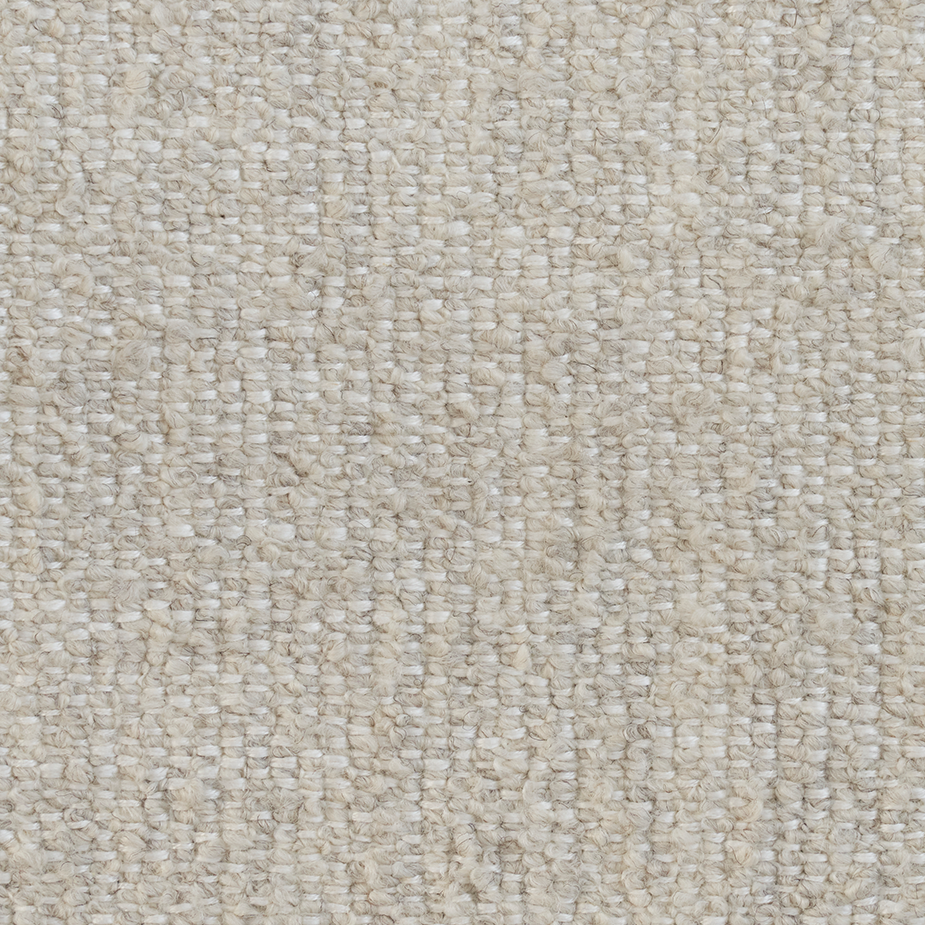 Pohovka 3-osobová CHIMNEY světle šedá boucle s černým podstavcem