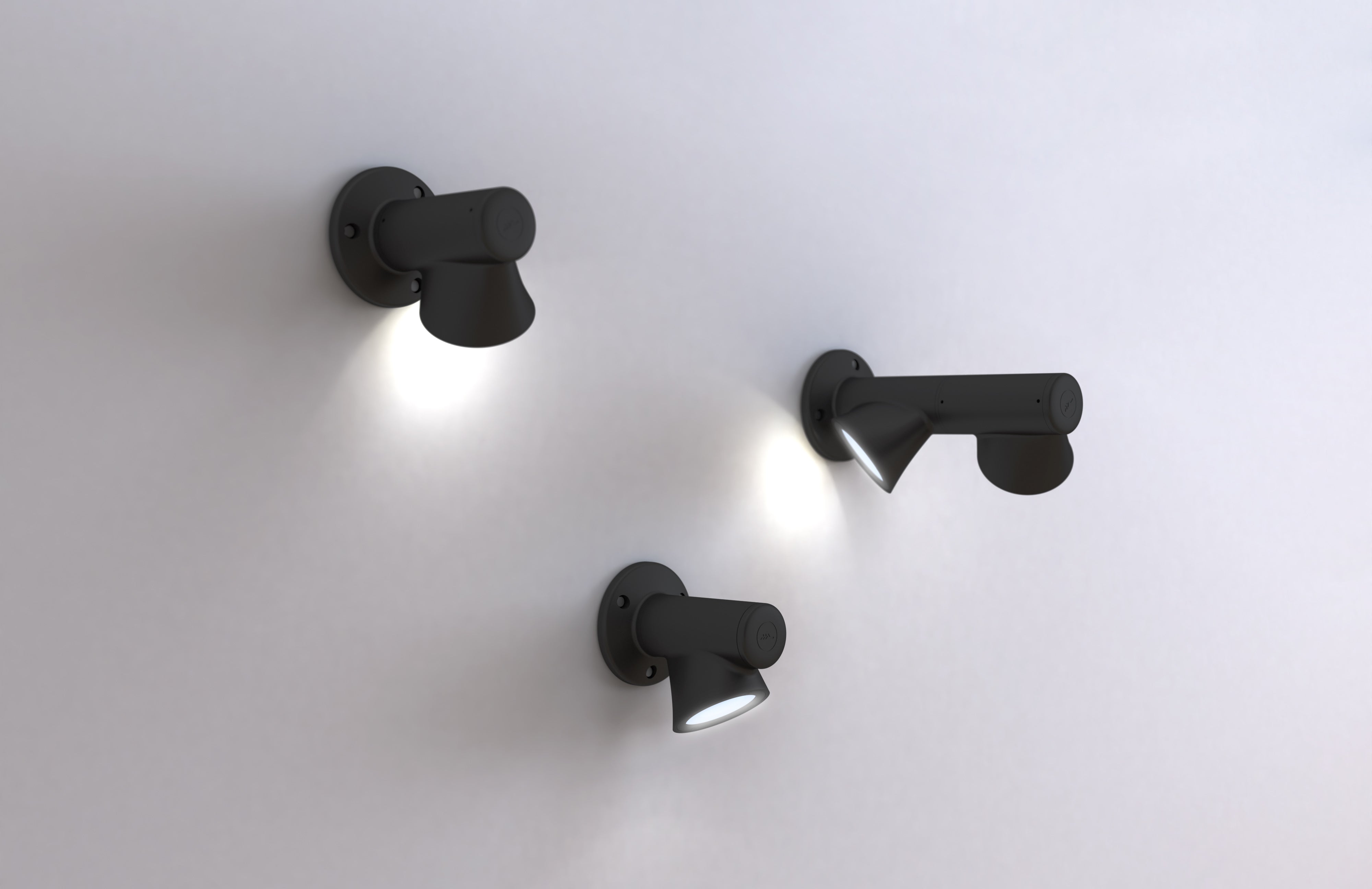 Lampa ścienna zewnętrzna BRUCO antracytowy