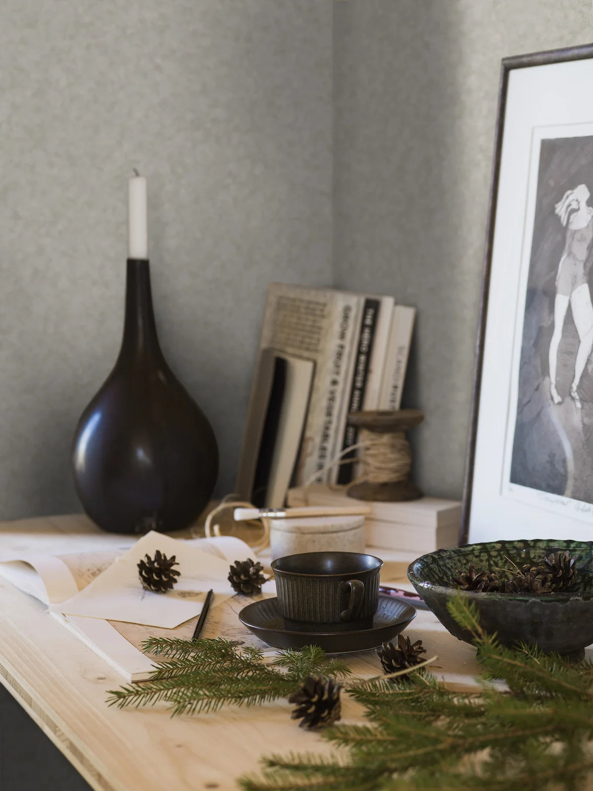 Tapeta imitující kámen NORTHERN STONE béžová s bílou