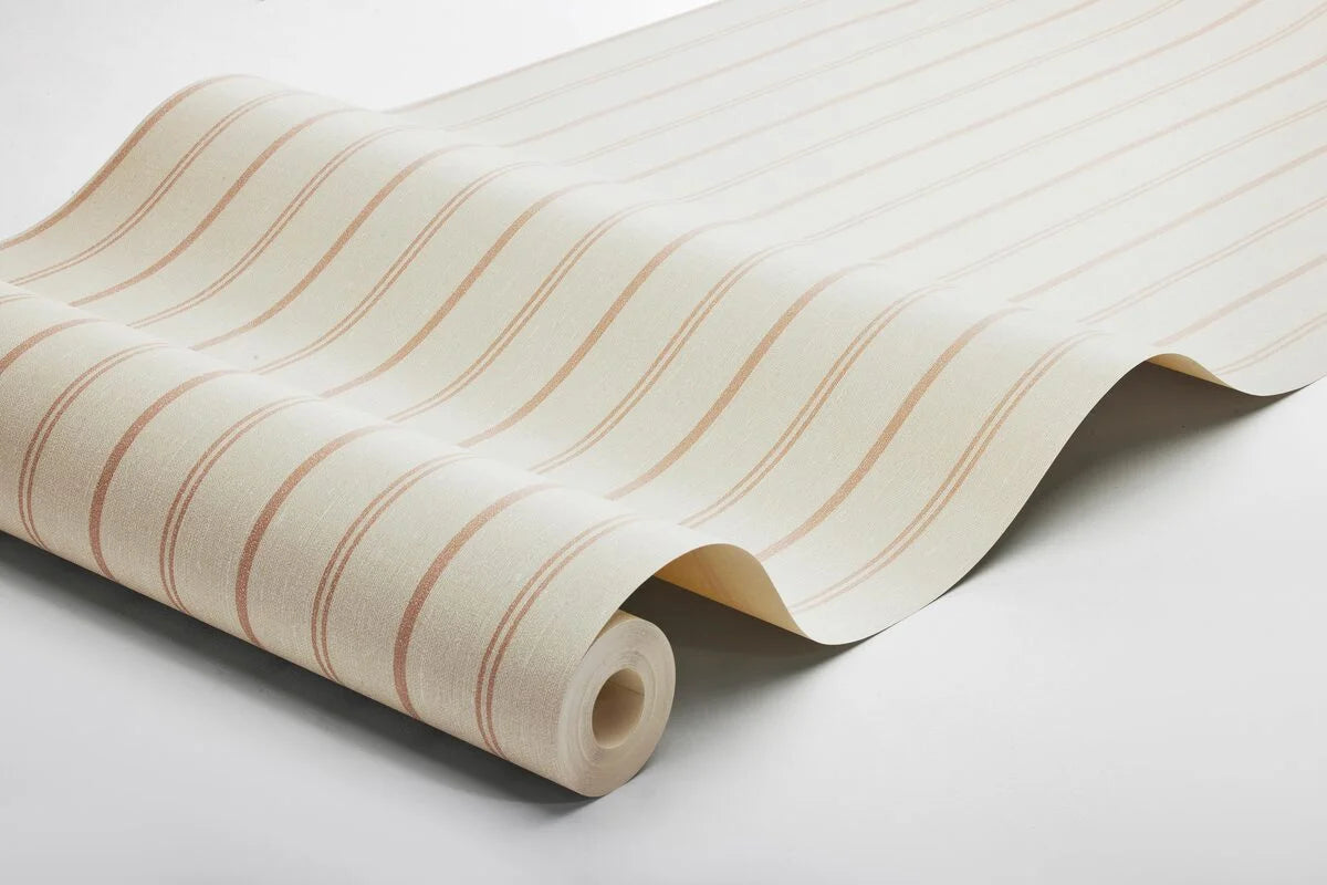 Tapeta s pruhy WOODLAND STRIPE béžová