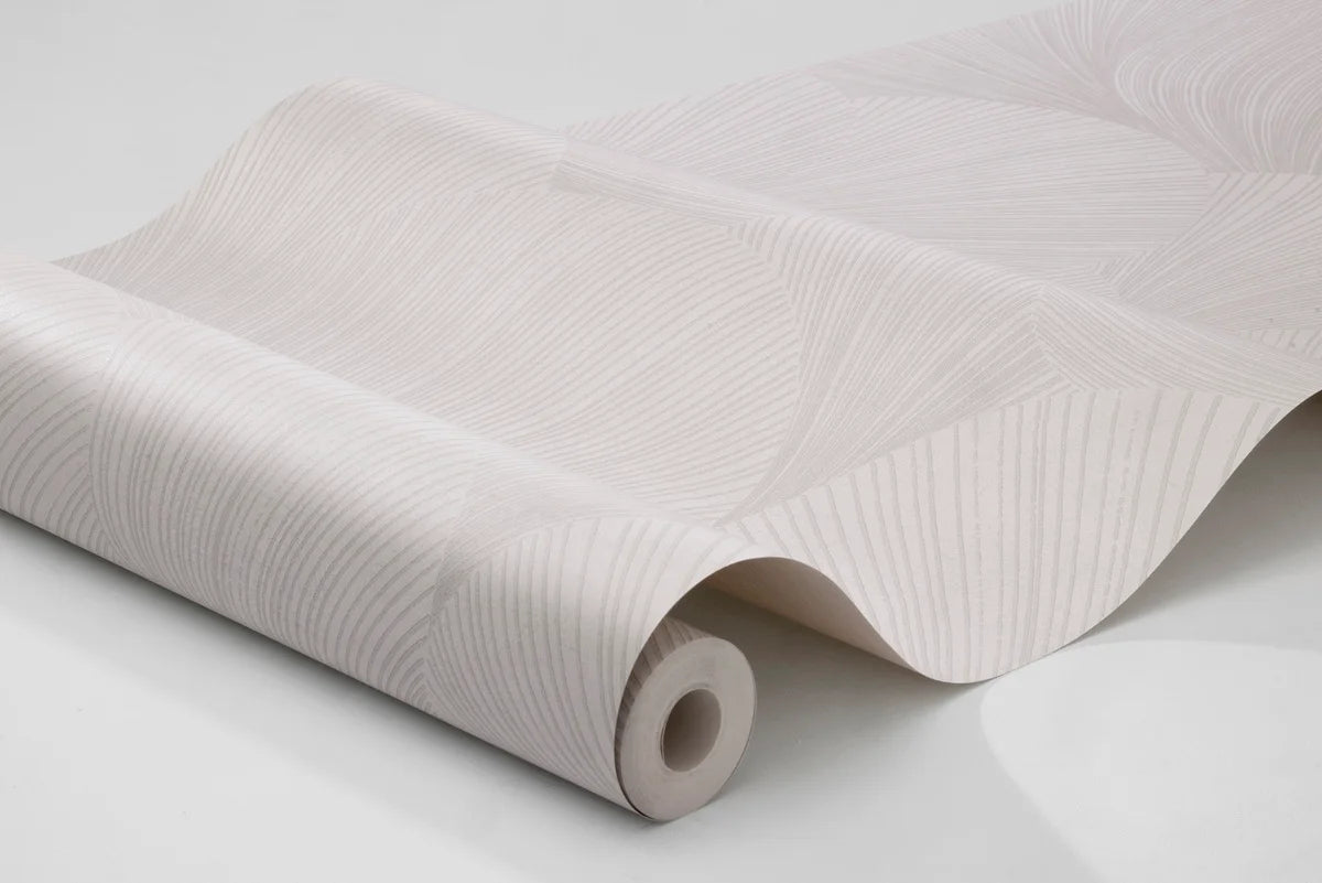 Tapeta z flizelínu s abstraktním vzorem MIRAGE, zlomená bílá