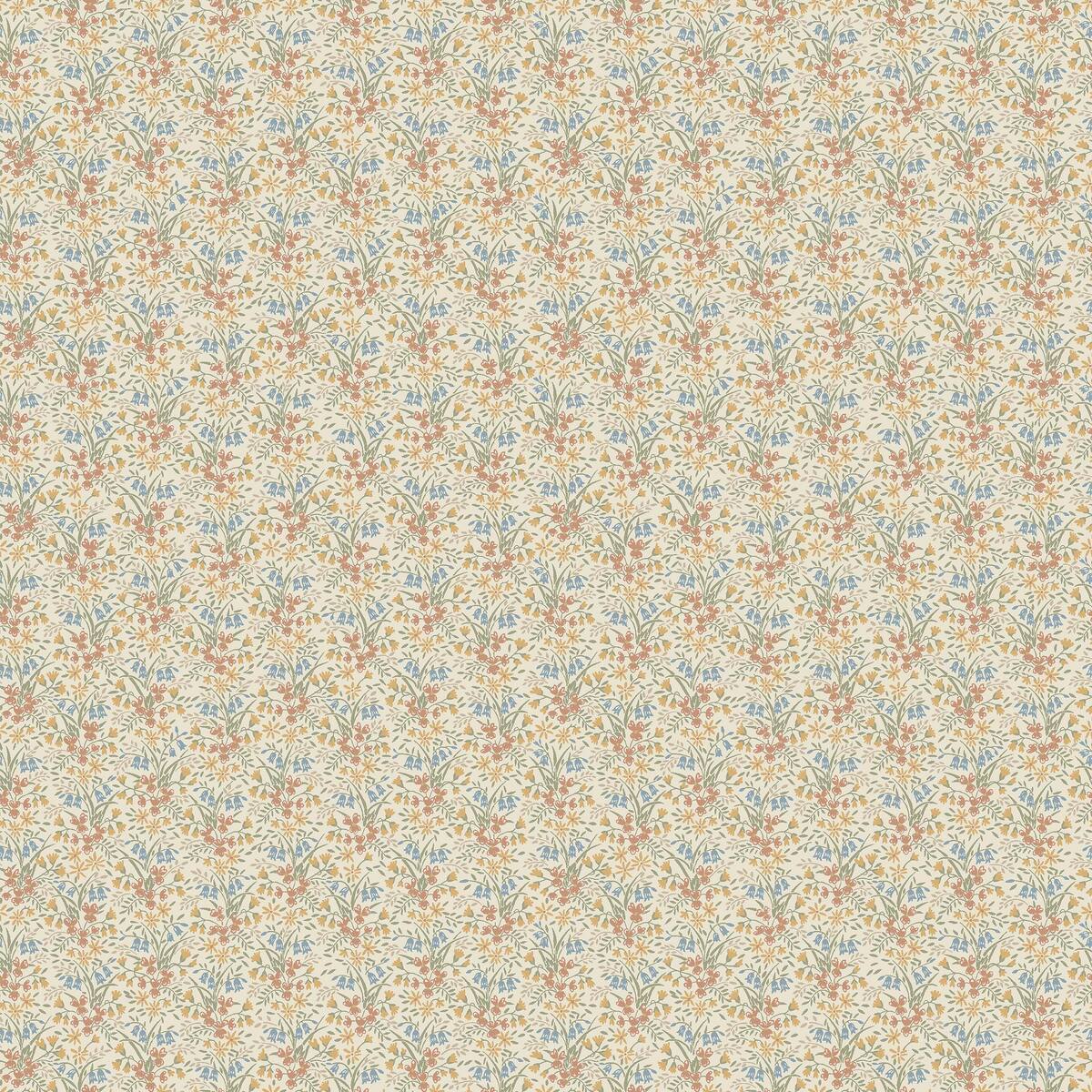 Tapeta s rostlinným motivem květin BELLA béžová
