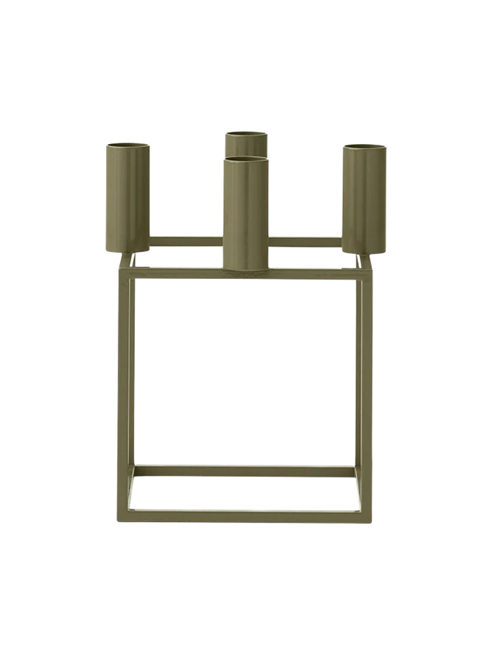 Svícen KUBUS olivový