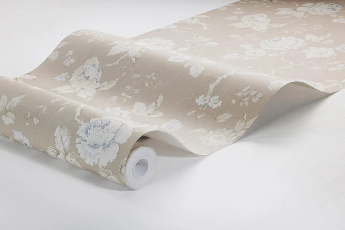 Tapeta s rostlinným motivem ROSENTRAD světle hnědá
