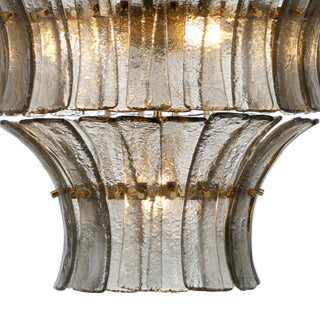 COLBEY chandelier smoked glass