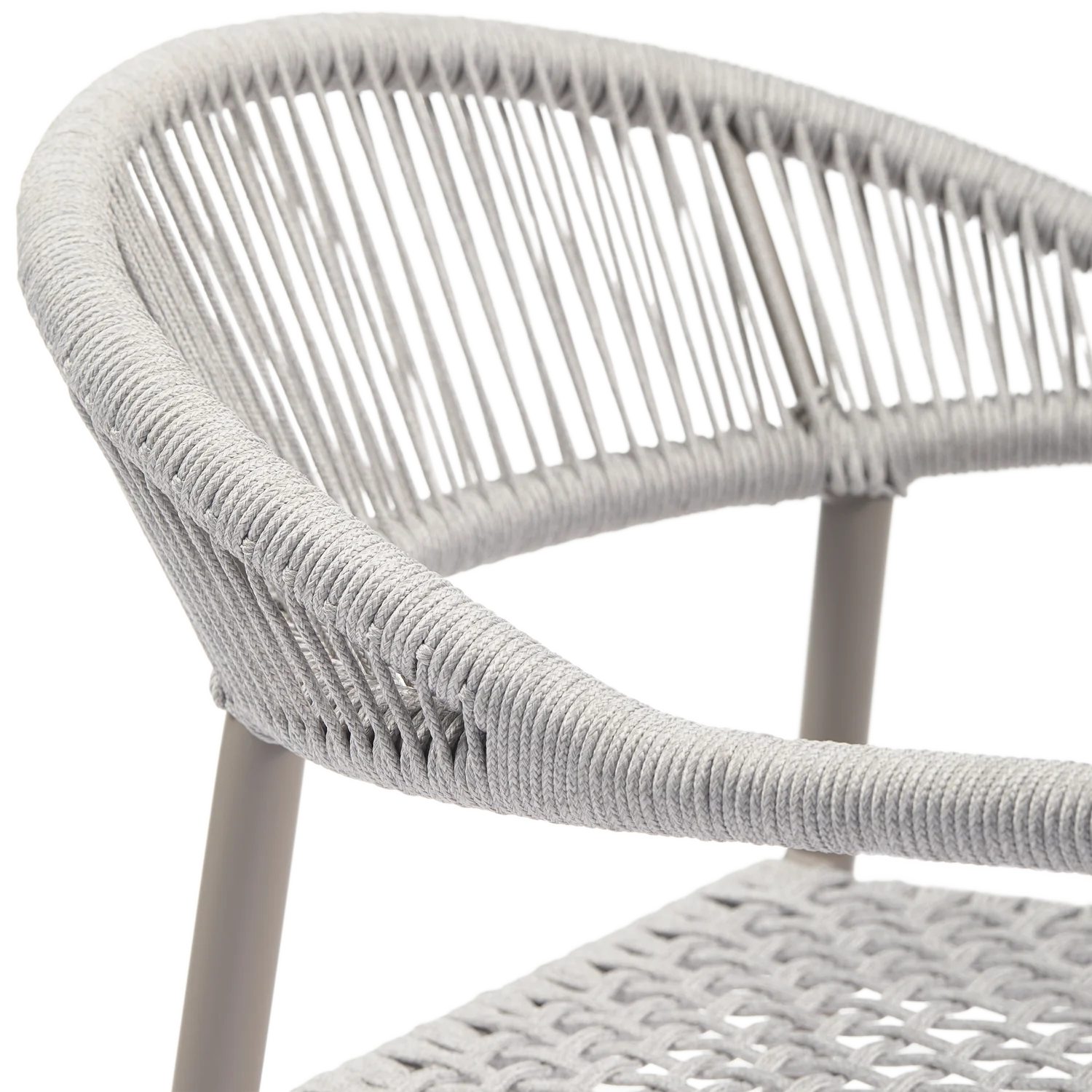 YELLOW light gray garden chair