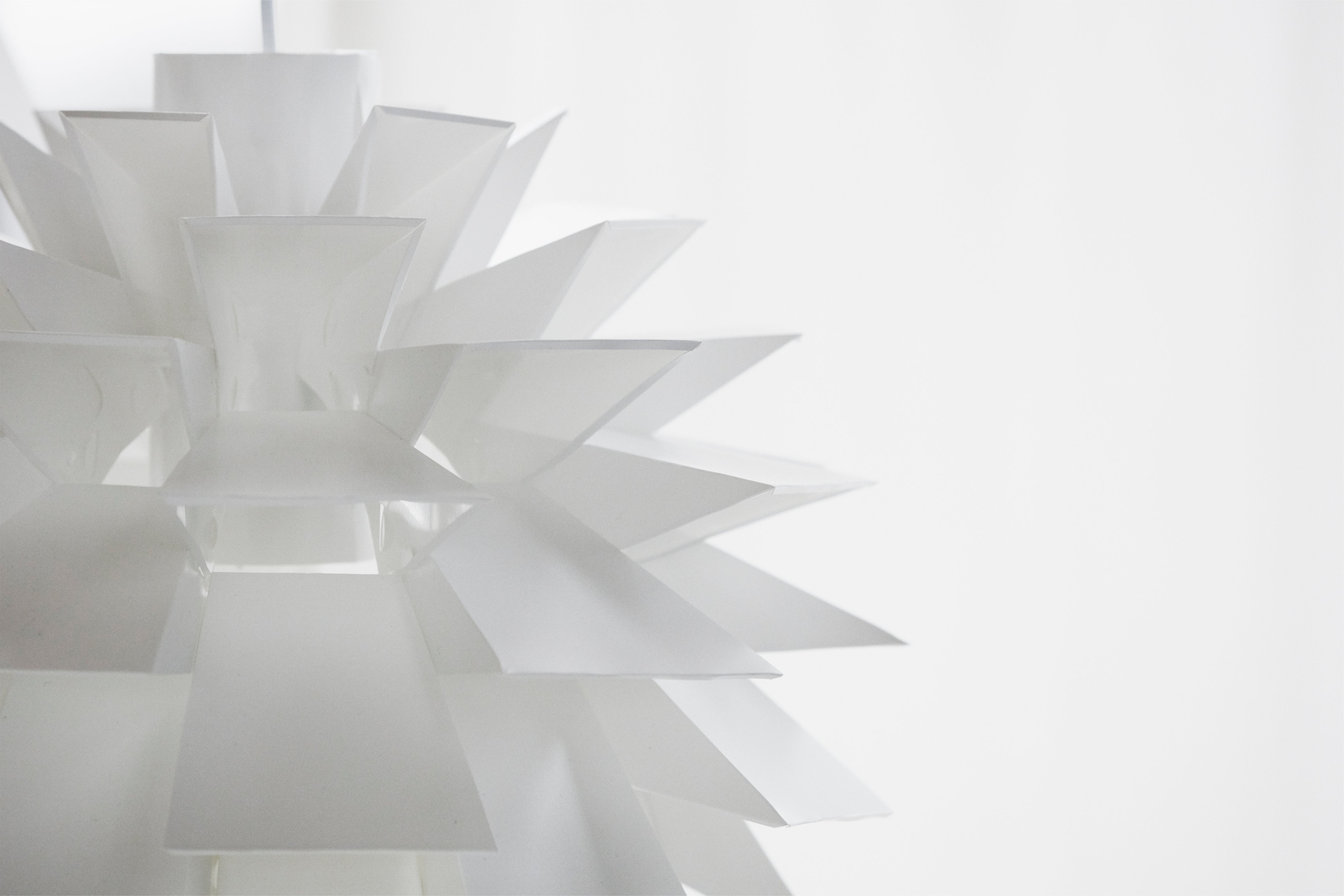 White pendant lamp shade NORM 69