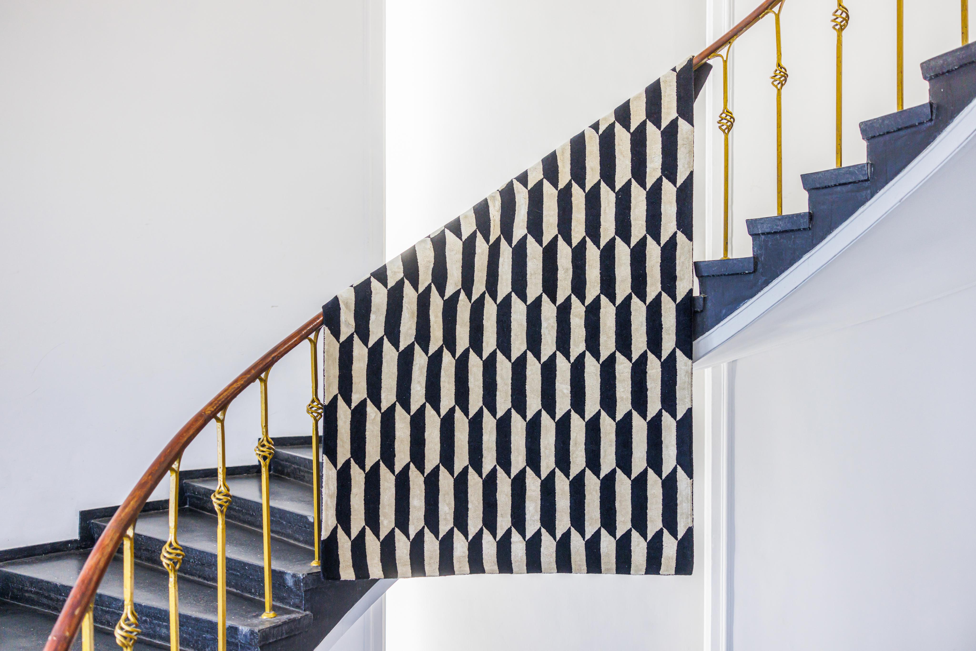 Koberec NOBLE krémový s černým