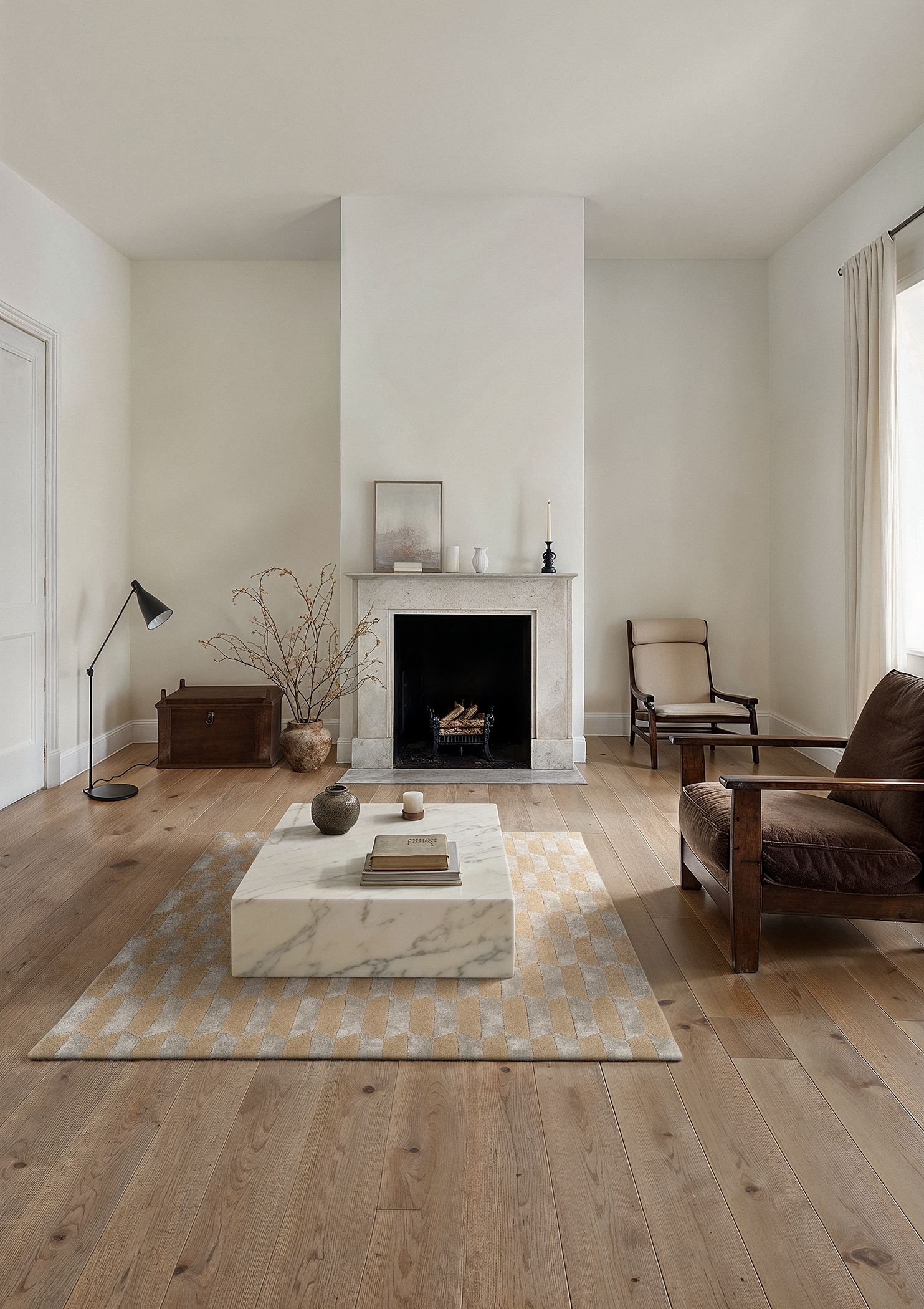 Koberec NOBLE šedý s béžovou