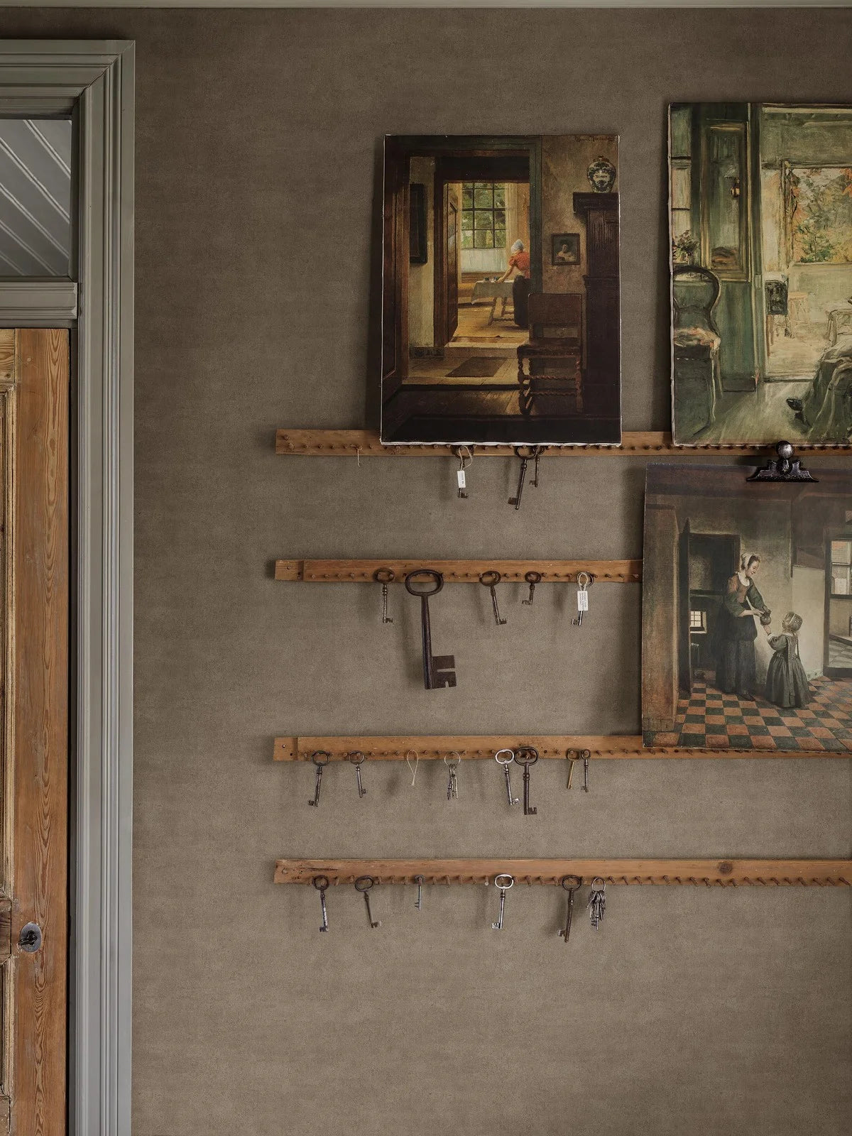 Canvas-like Wallpaper SHADES - BRONZITE Brown
