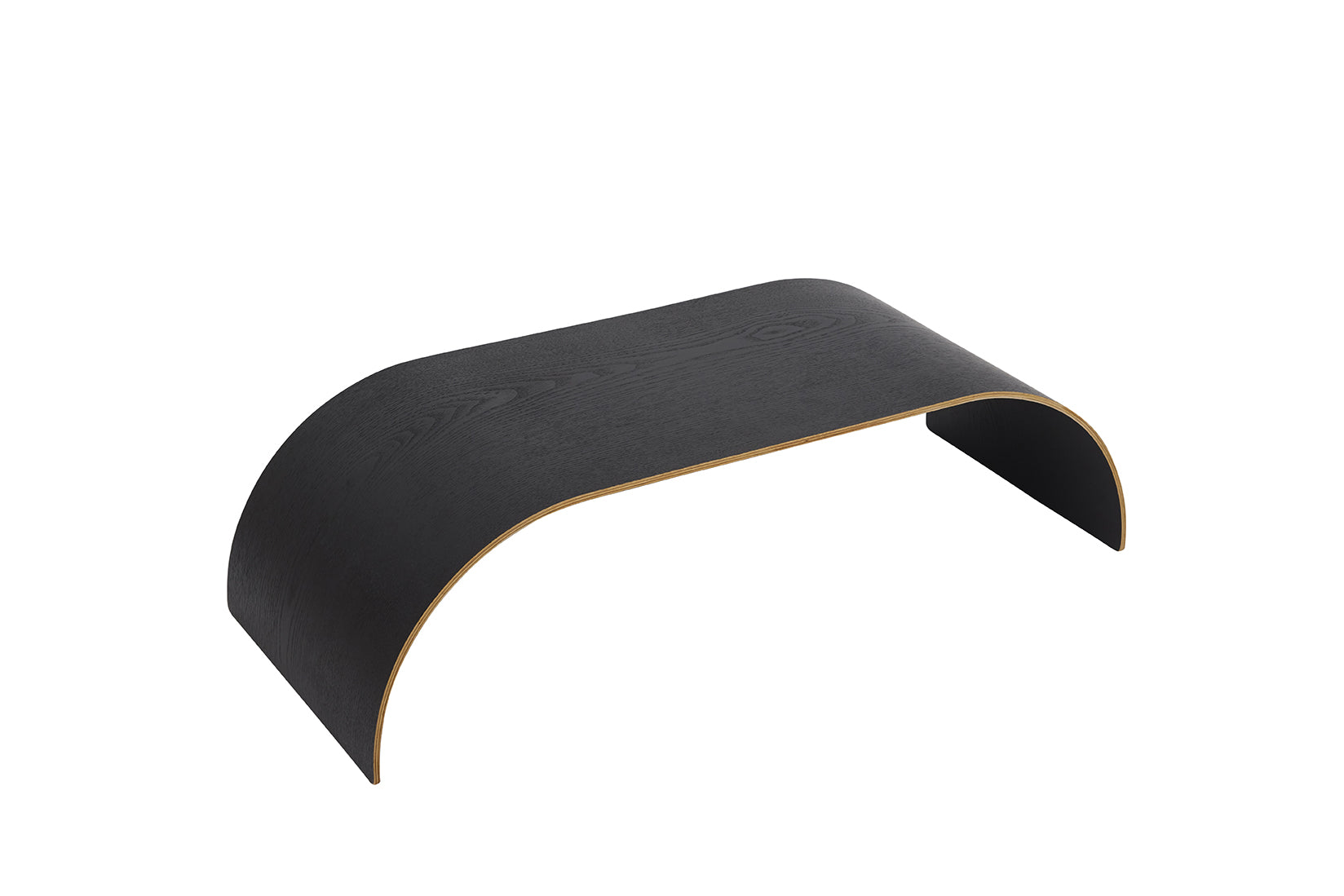Taca CURVA czarne drewno dębowe
